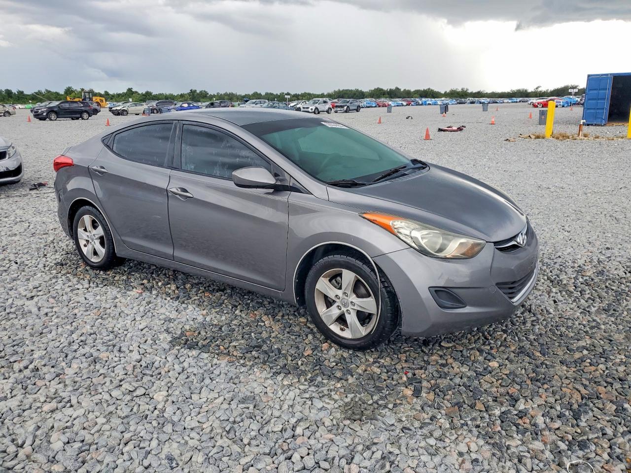 2011 Hyundai Elantra Gls Charcoal vin: 5NPDH4AE1BH039097