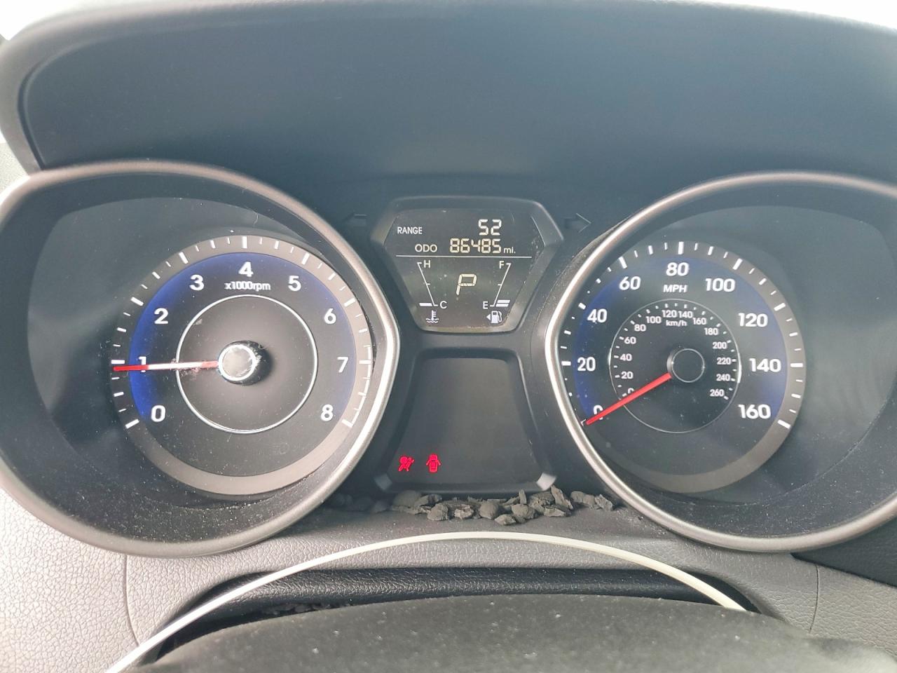 2011 Hyundai Elantra Gls Charcoal vin: 5NPDH4AE1BH039097