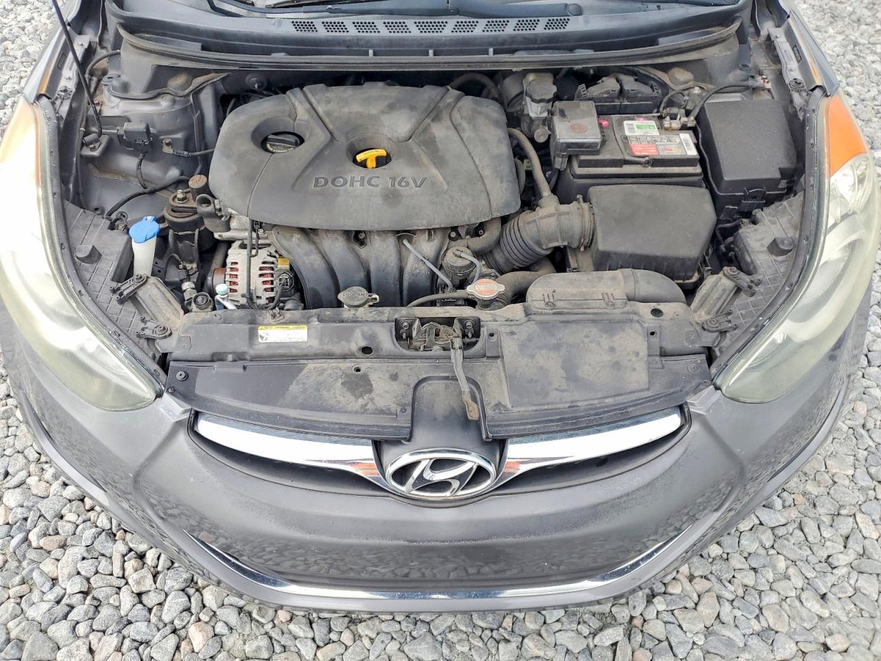 2011 Hyundai Elantra Gls Charcoal vin: 5NPDH4AE1BH039097