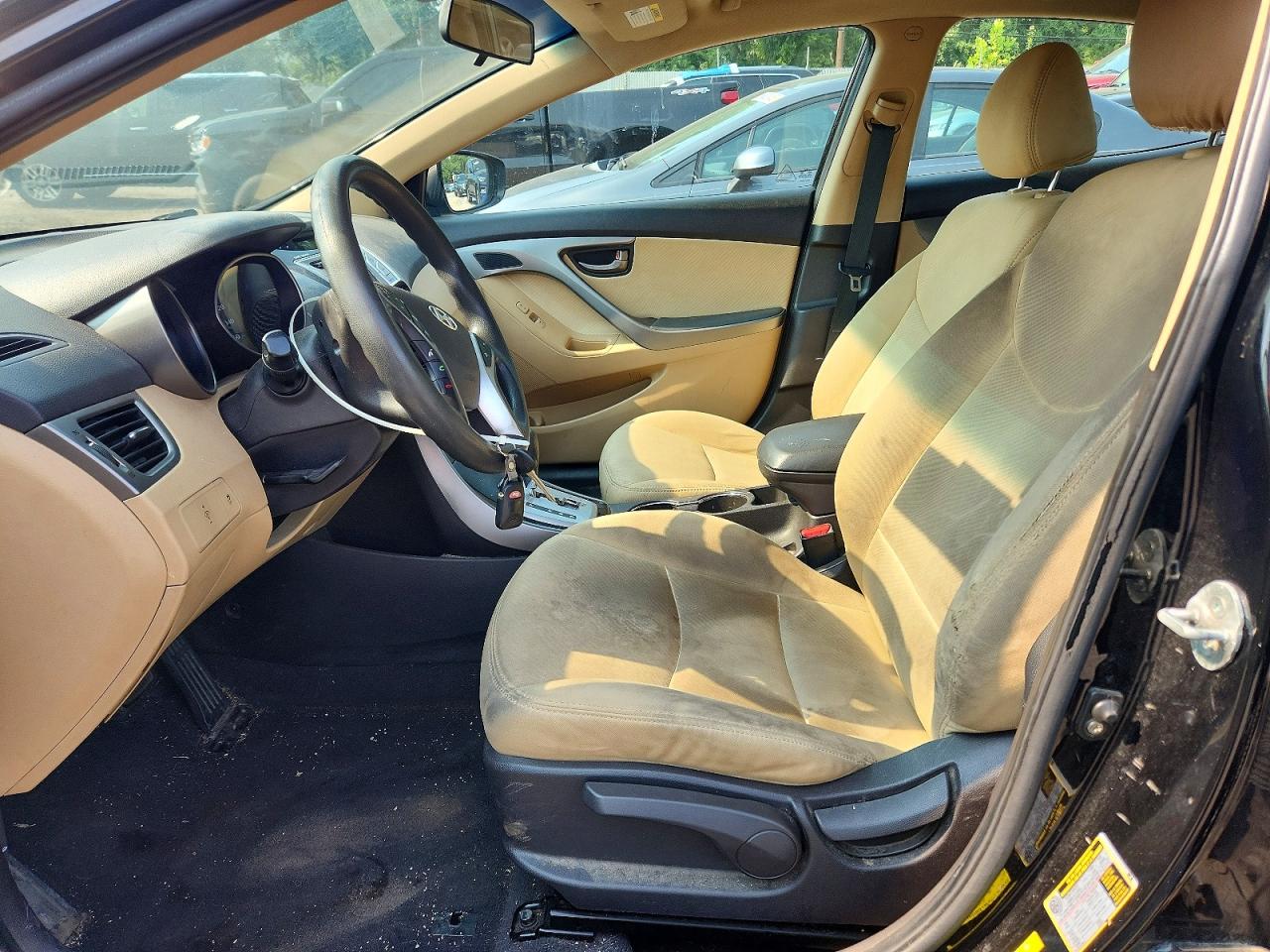 2011 Hyundai Elantra Gls Black vin: 5NPDH4AE1BH040489
