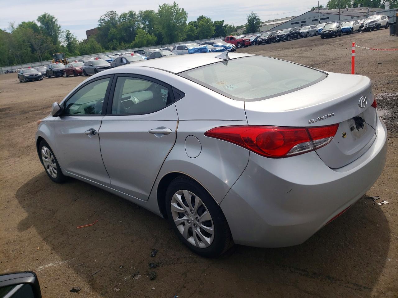 2011 Hyundai Elantra Gls Silver vin: 5NPDH4AE1BH040542