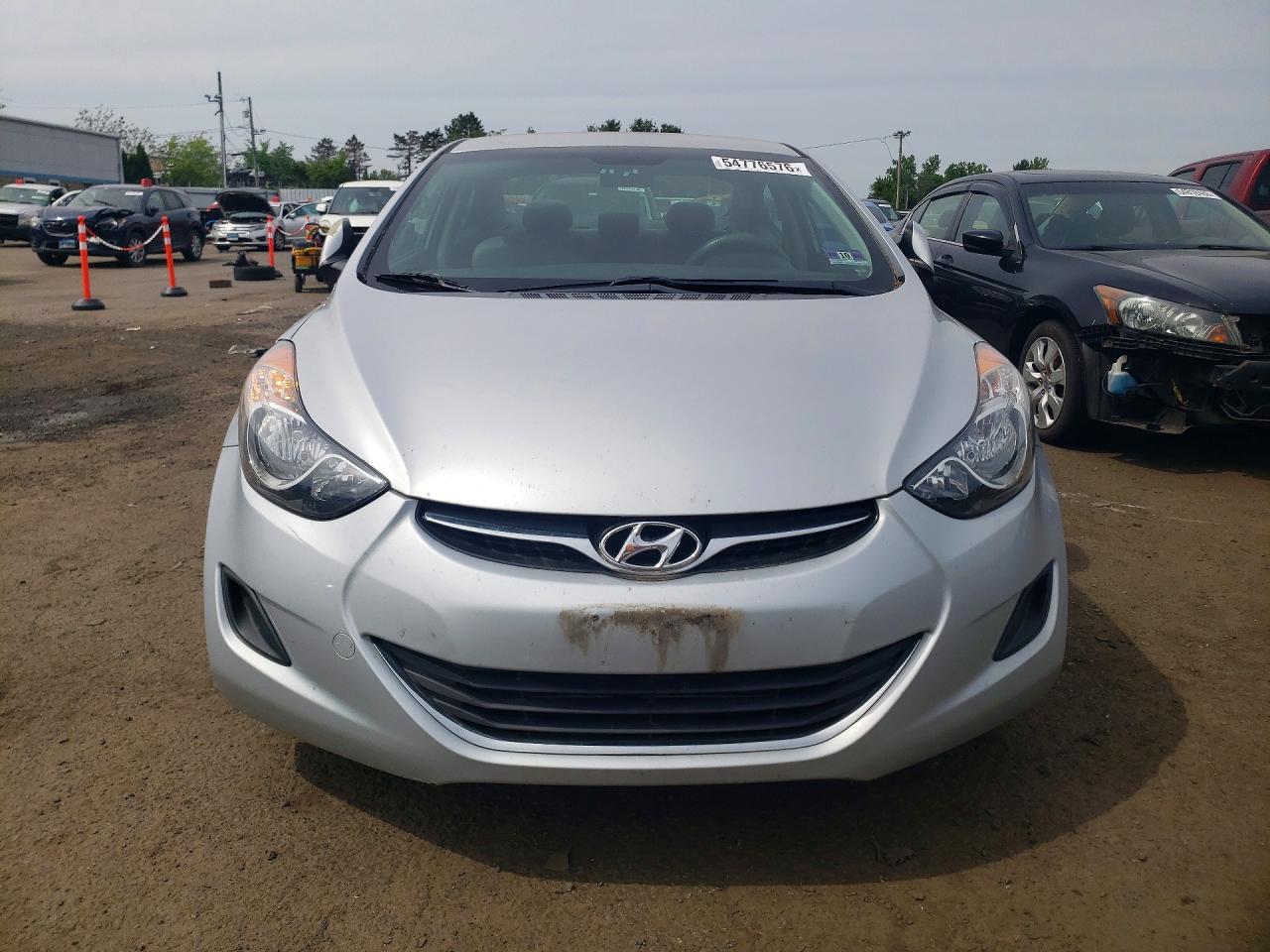 2011 Hyundai Elantra Gls Silver vin: 5NPDH4AE1BH040542