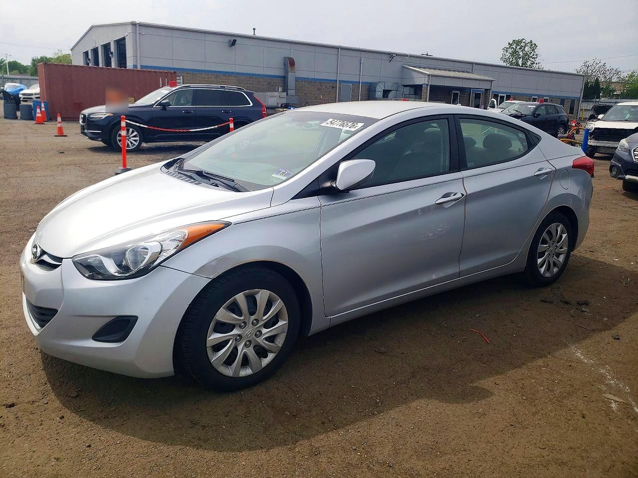 2011 Hyundai Elantra Gls Серебряный vin: 5NPDH4AE1BH040542