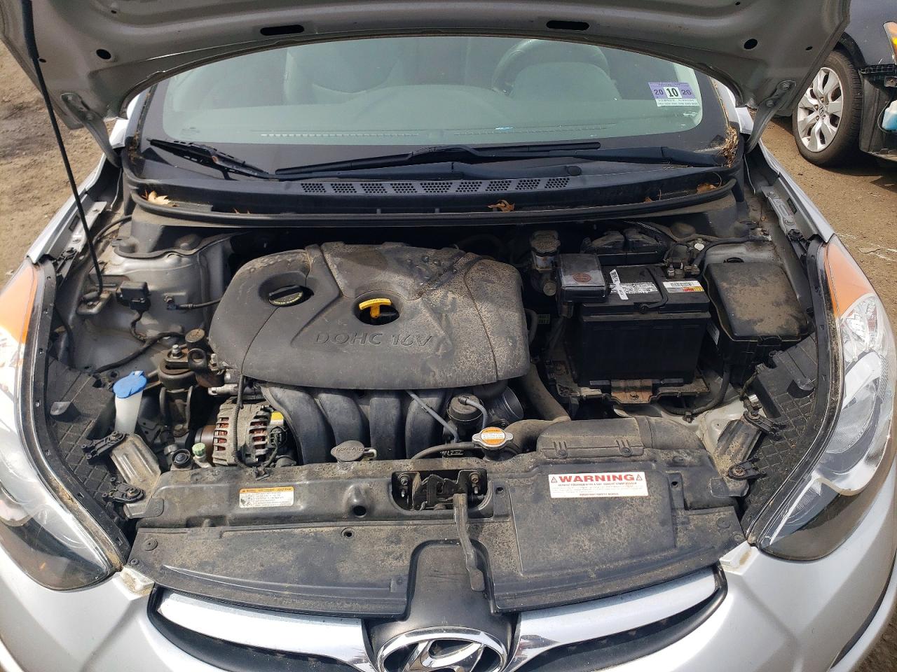 2011 Hyundai Elantra Gls Silver vin: 5NPDH4AE1BH040542