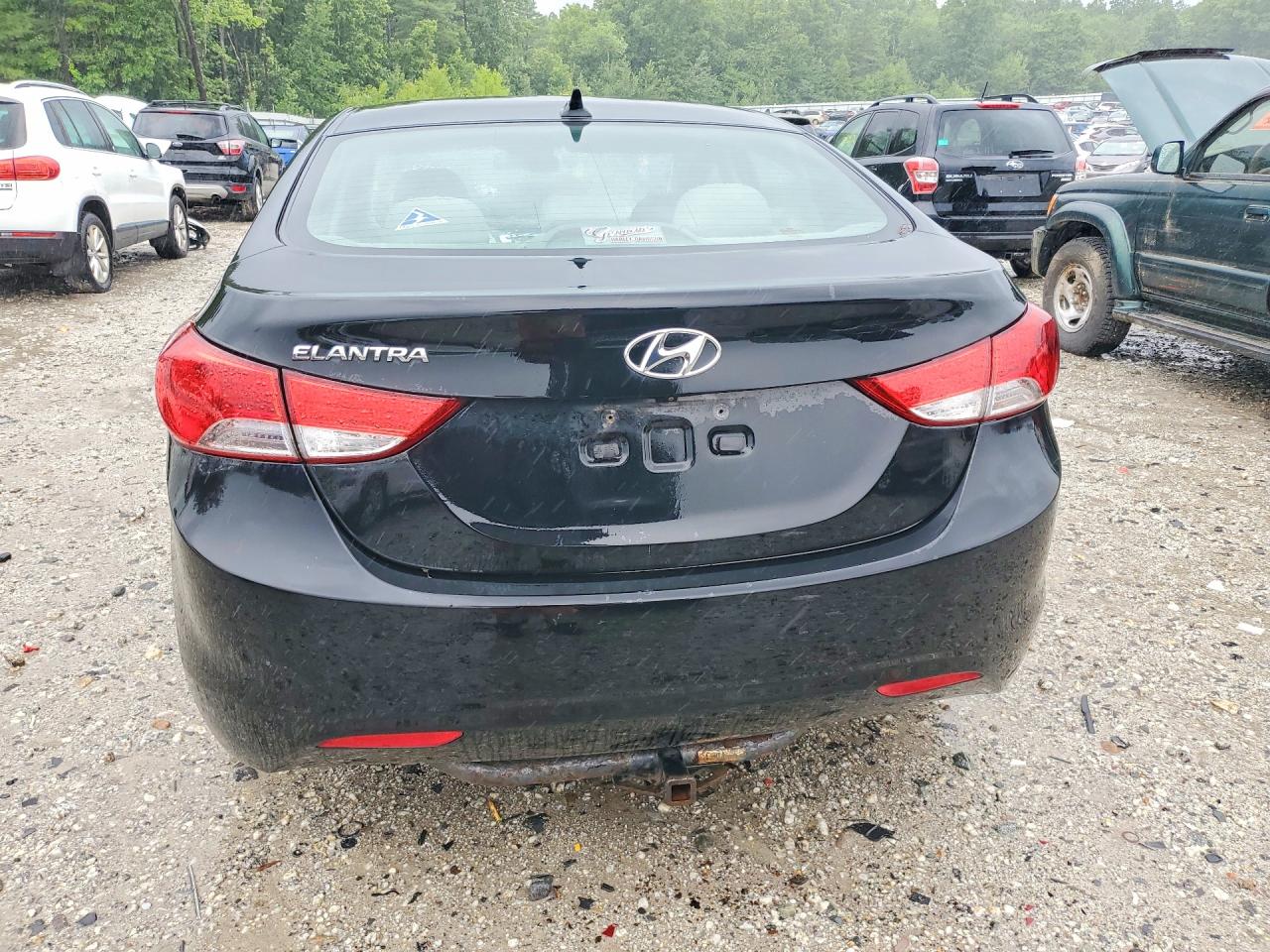 2011 Hyundai Elantra Gls Black vin: 5NPDH4AE1BH053940