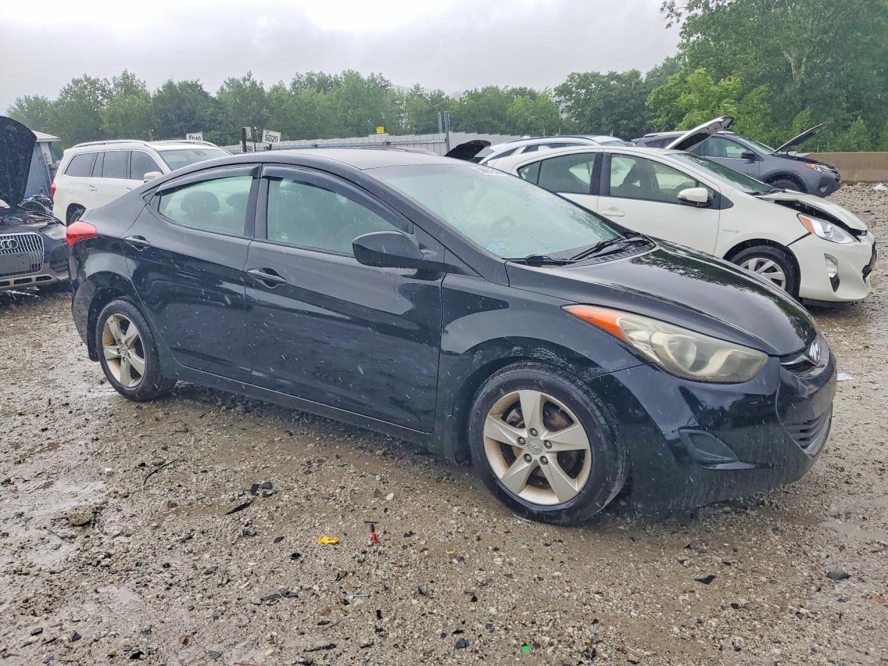 2011 Hyundai Elantra Gls Black vin: 5NPDH4AE1BH053940