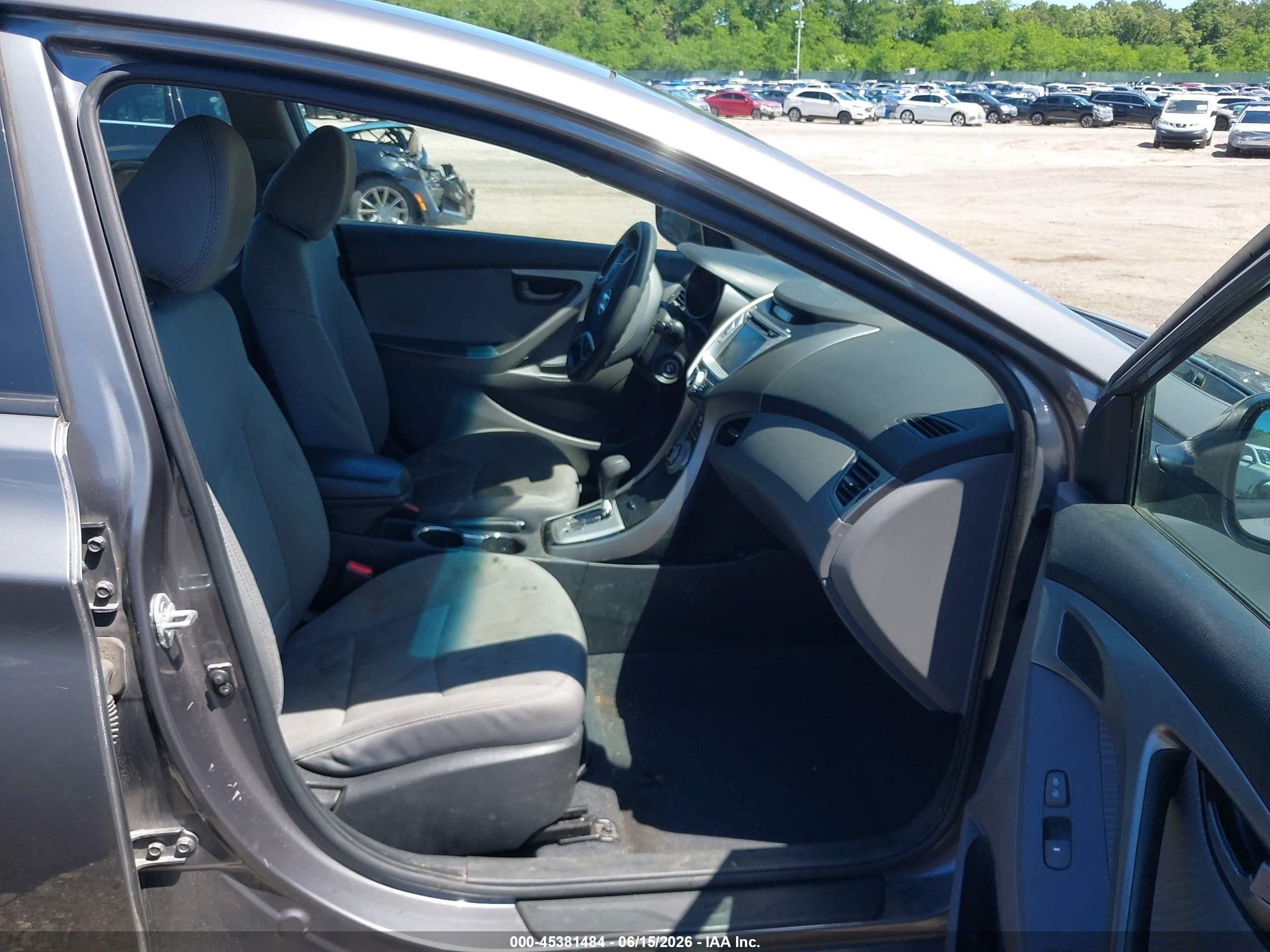2011 Hyundai Elantra Gls Серый vin: 5NPDH4AE1BH057535