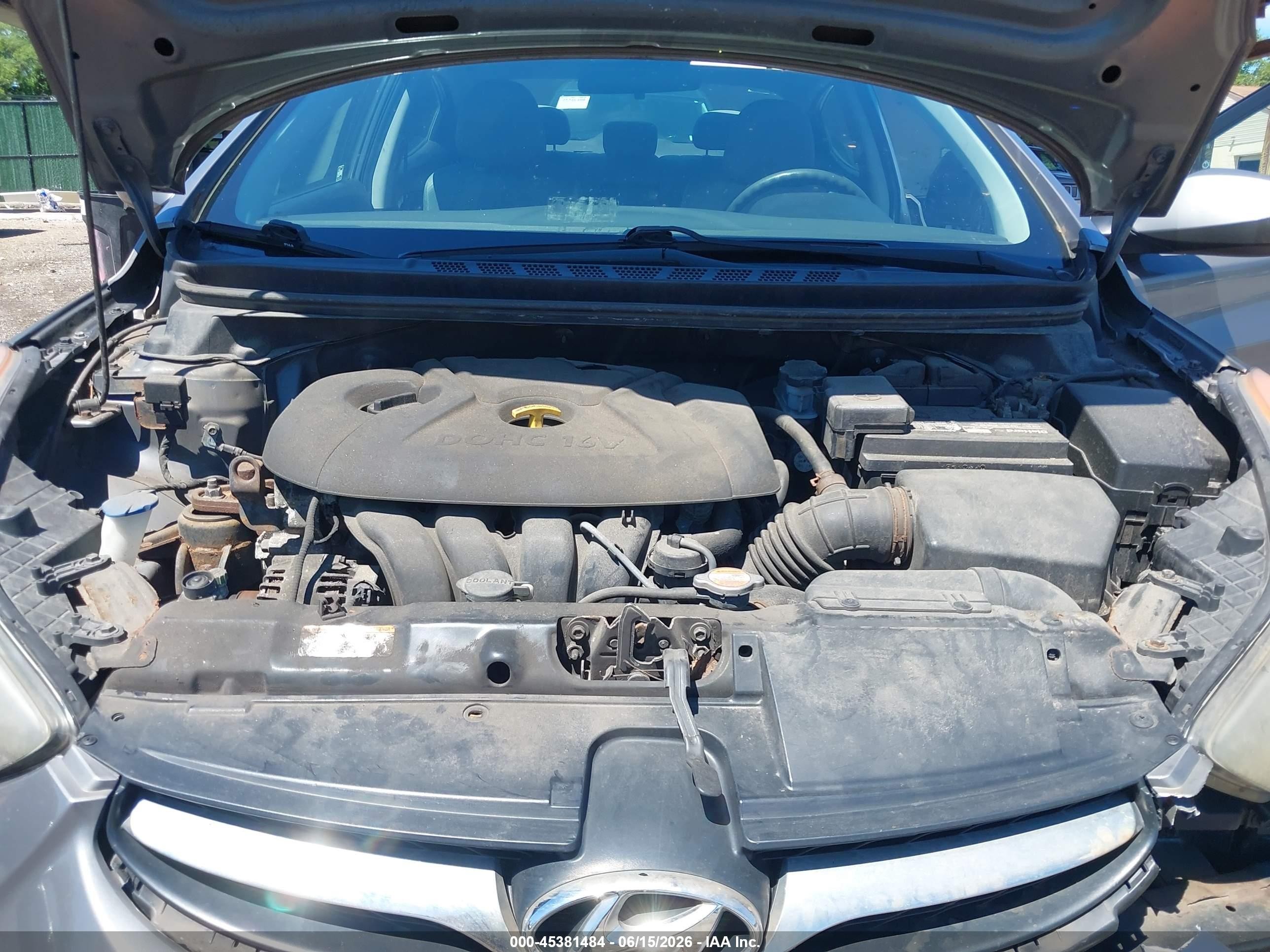2011 Hyundai Elantra Gls Серый vin: 5NPDH4AE1BH057535