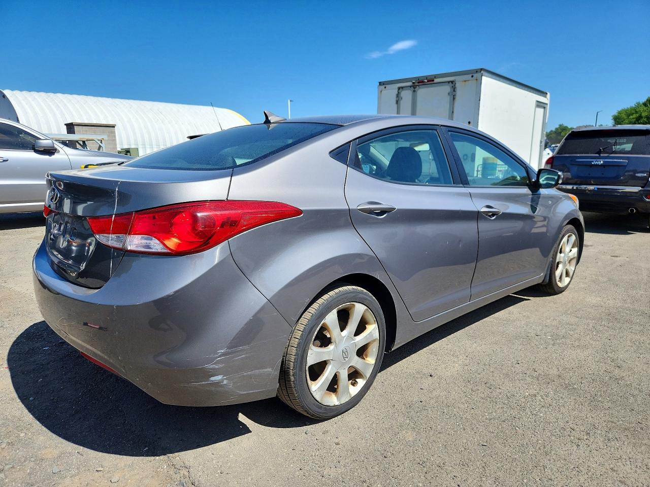 2011 Hyundai Elantra Limited Gray vin: 5NPDH4AE1BH076411