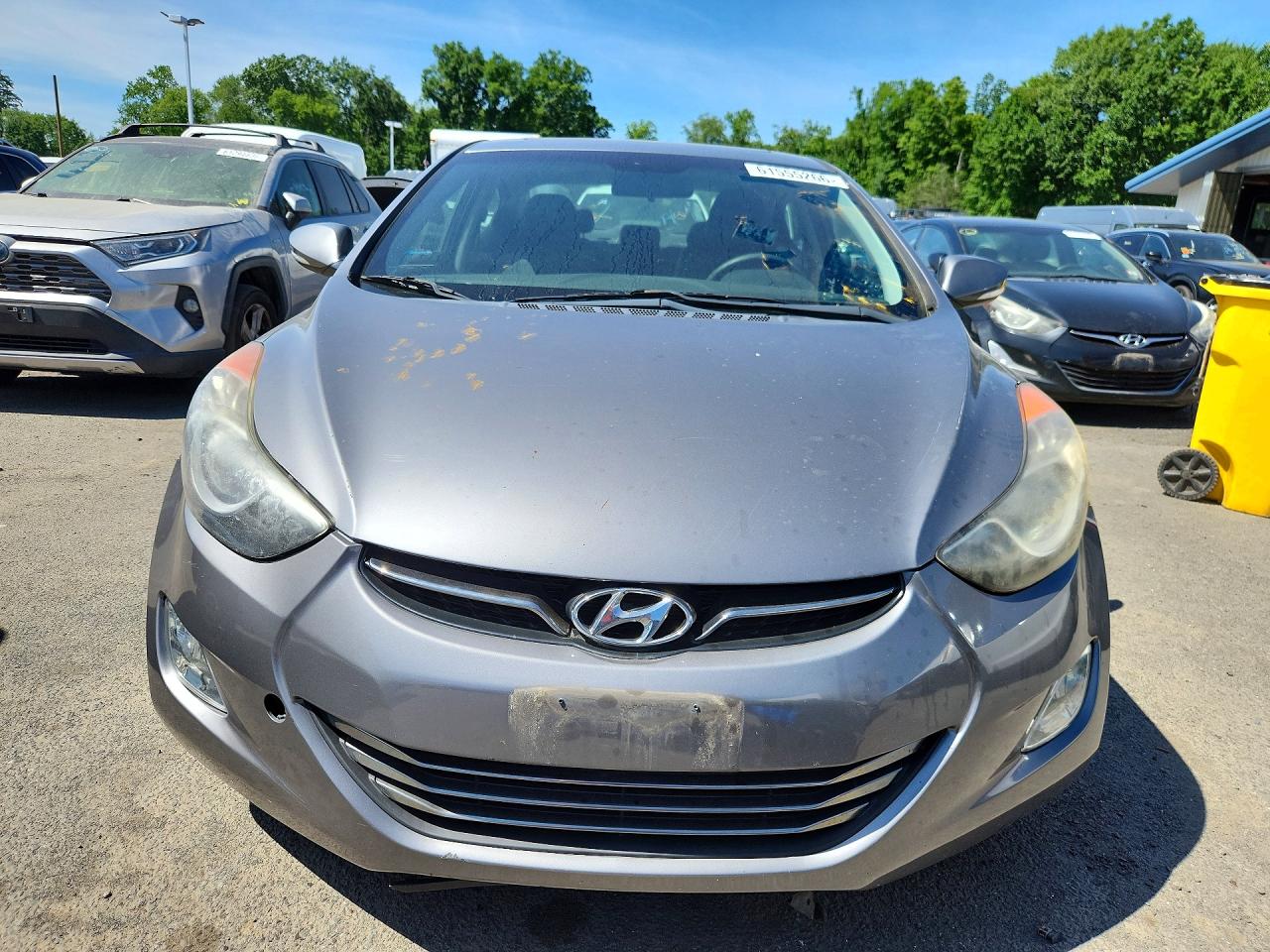 2011 Hyundai Elantra Limited Gray vin: 5NPDH4AE1BH076411