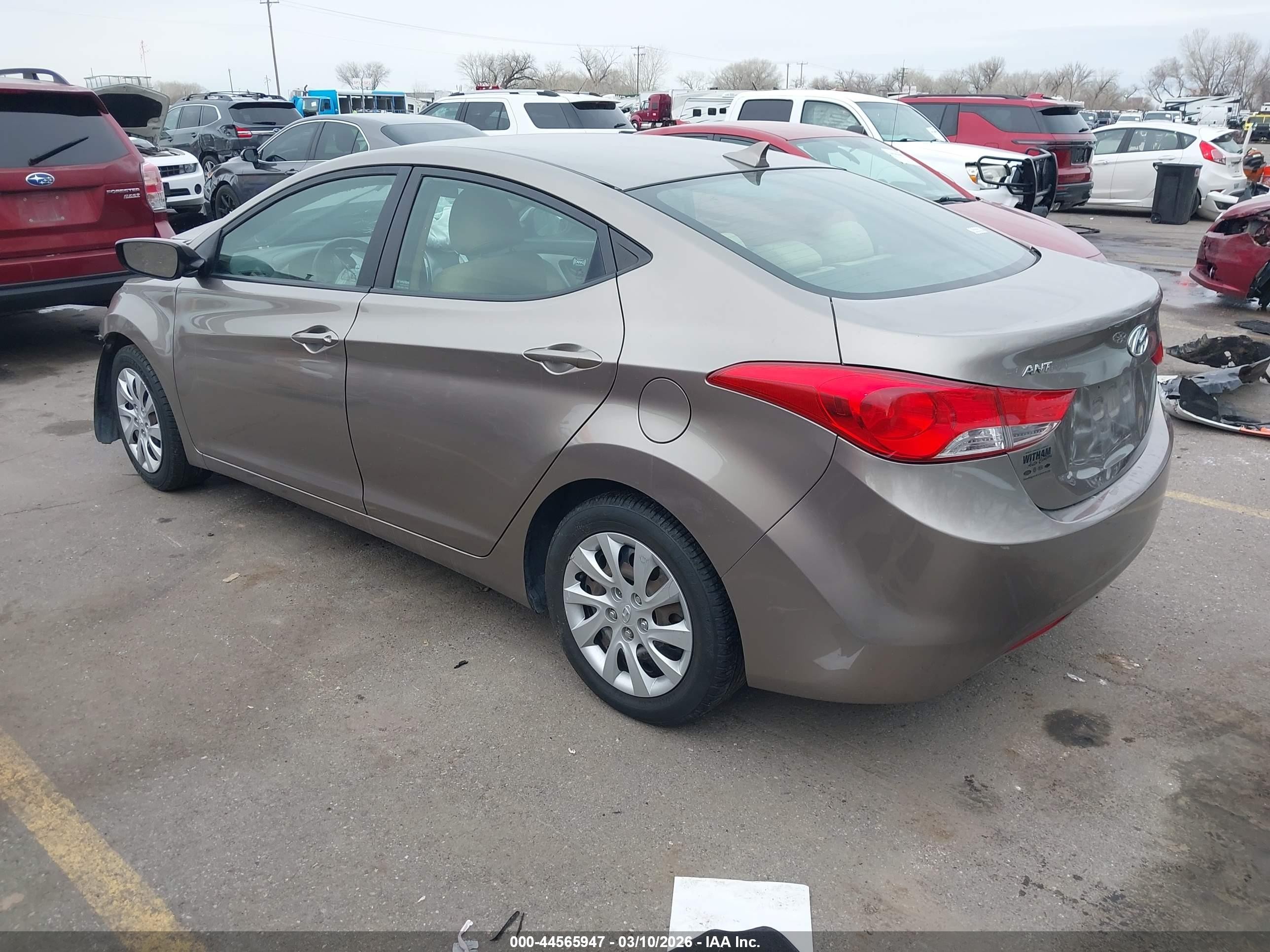 2012 Hyundai Elantra Gls Pewter vin: 5NPDH4AE1CH062283