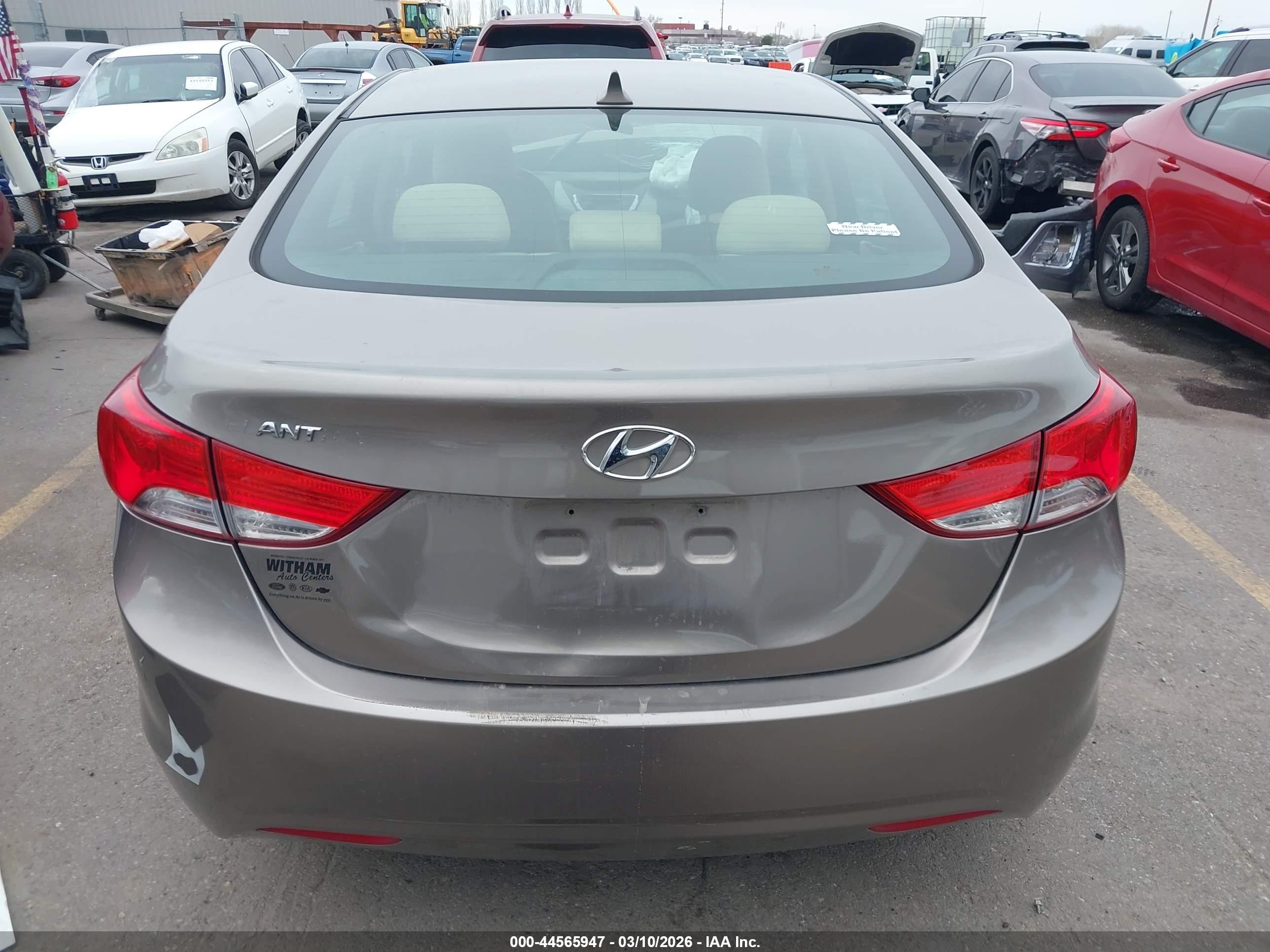2012 Hyundai Elantra Gls Pewter vin: 5NPDH4AE1CH062283