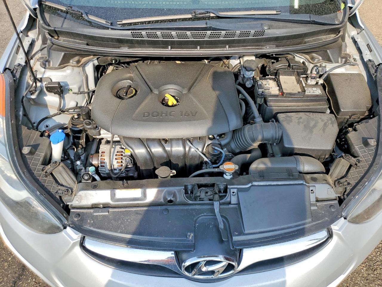 2012 Hyundai Elantra Gls Silver vin: 5NPDH4AE1CH062767