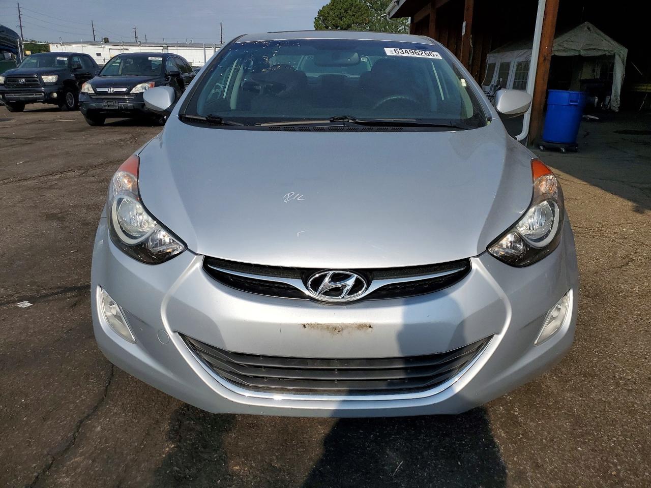 2012 Hyundai Elantra Gls Silver vin: 5NPDH4AE1CH062767