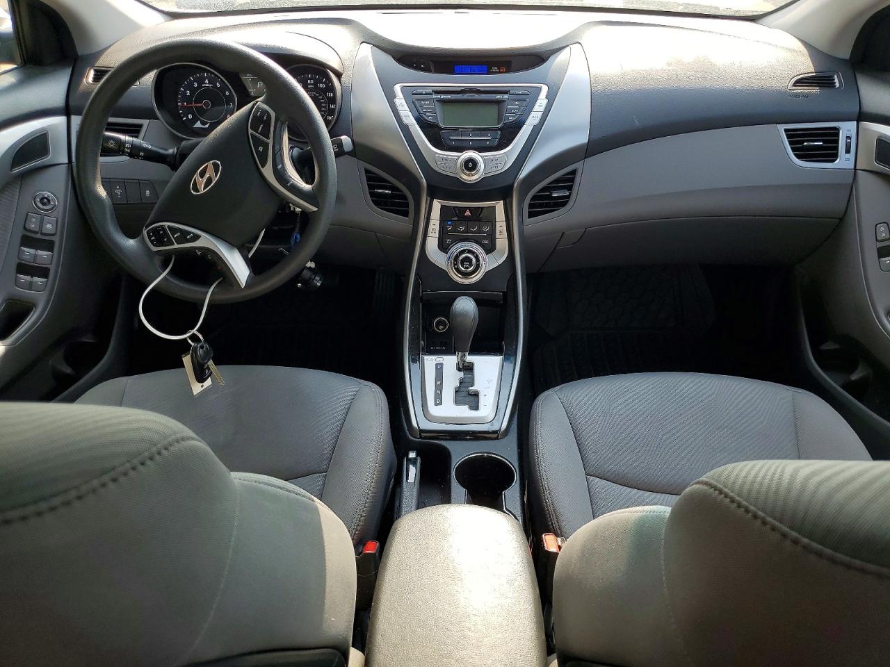 2012 Hyundai Elantra Gls Silver vin: 5NPDH4AE1CH062767