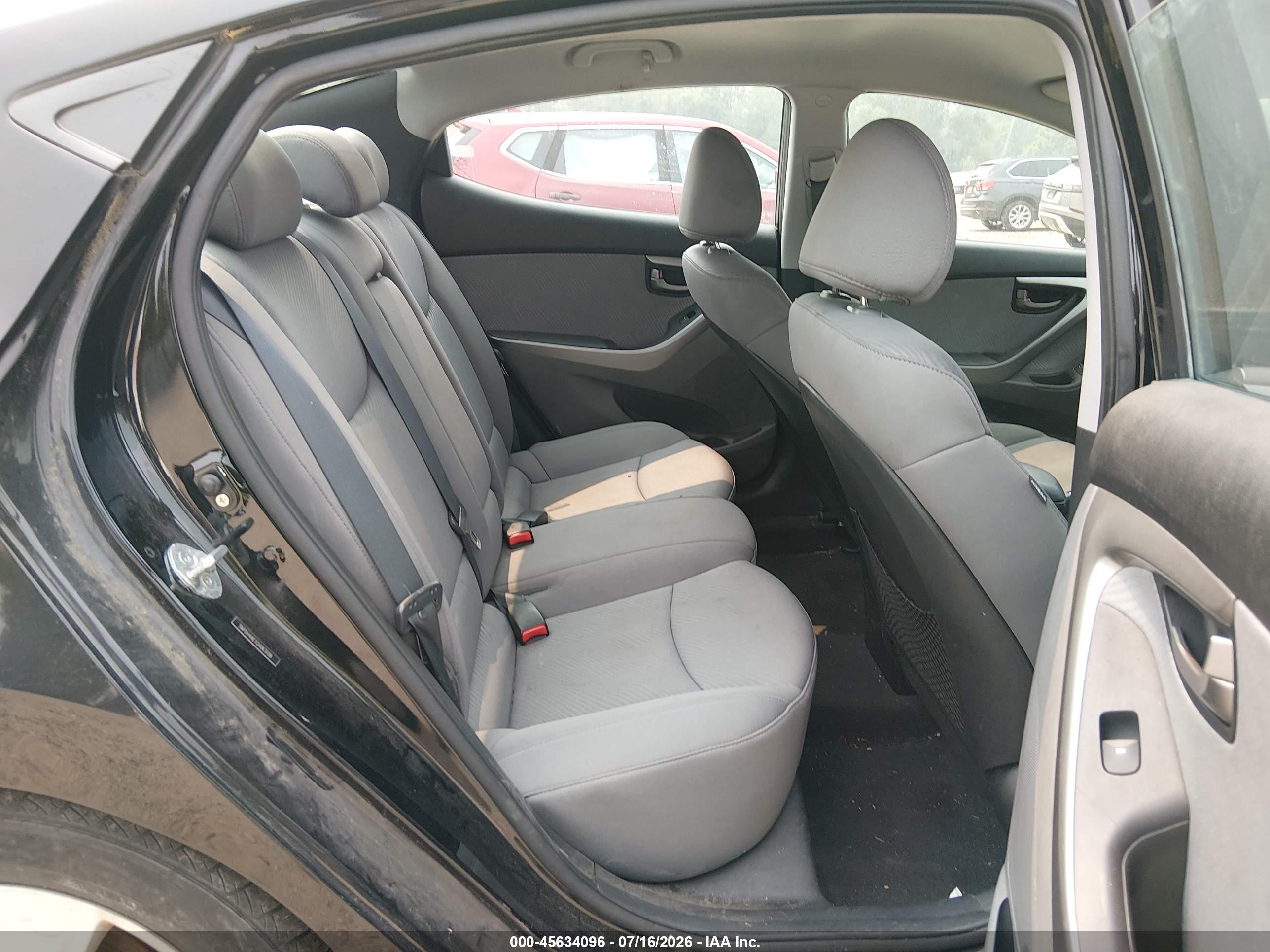 2012 Hyundai Elantra Gls Black vin: 5NPDH4AE1CH063109