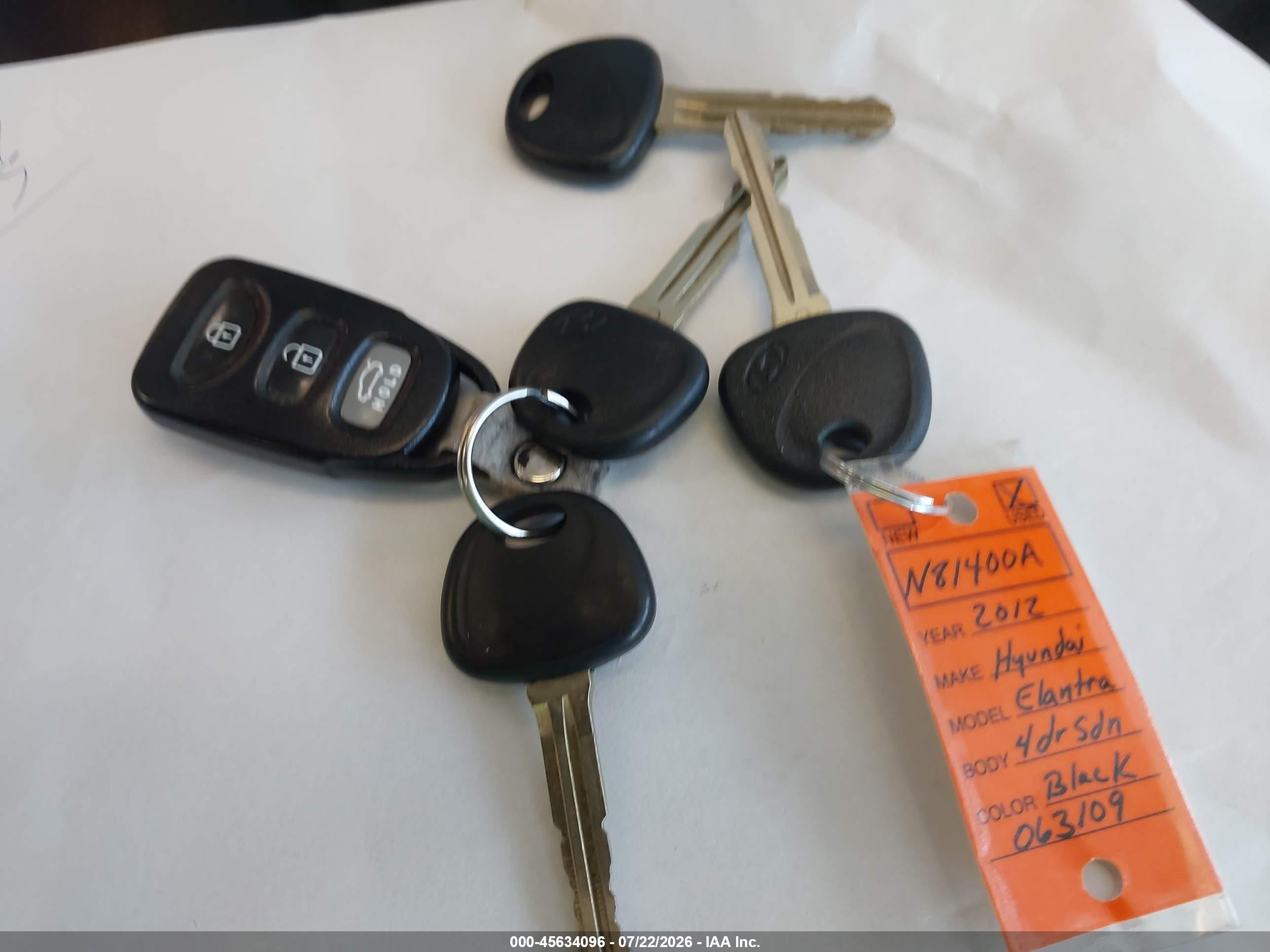 2012 Hyundai Elantra Gls Black vin: 5NPDH4AE1CH063109