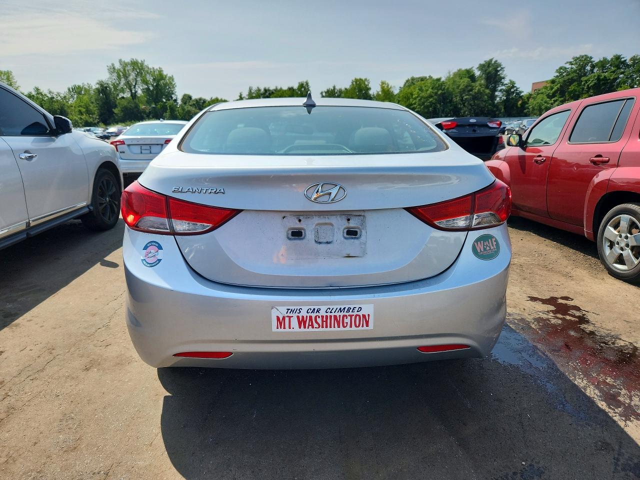 2012 Hyundai Elantra Gls Silver vin: 5NPDH4AE1CH072750