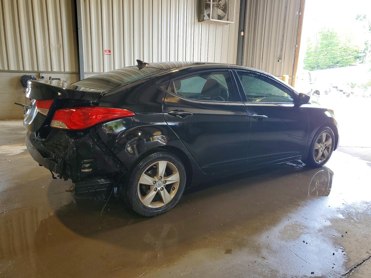 2012 Hyundai Elantra Gls Black vin: 5NPDH4AE1CH073946