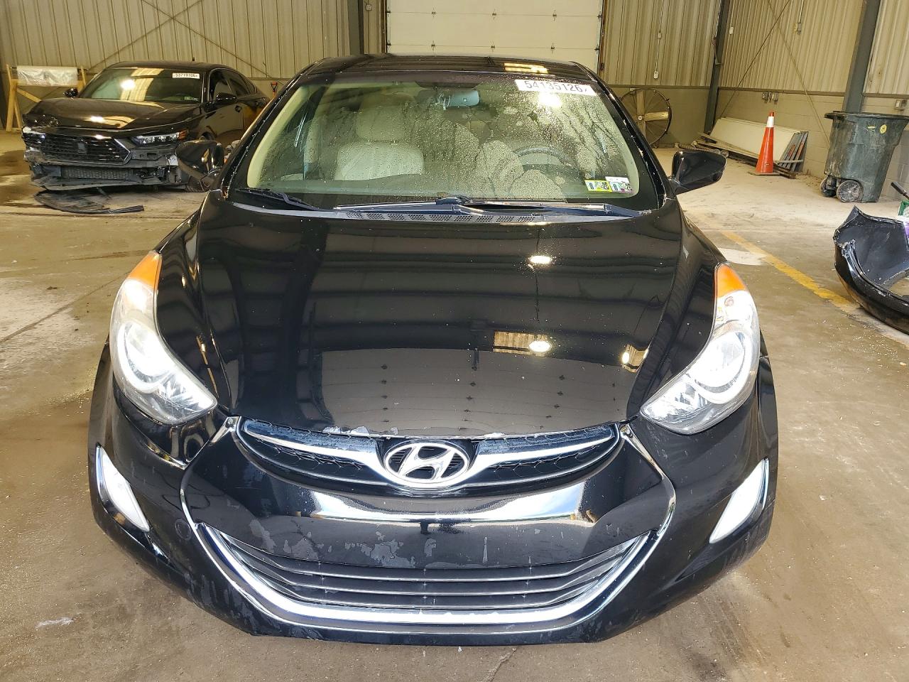 2012 Hyundai Elantra Gls Black vin: 5NPDH4AE1CH073946