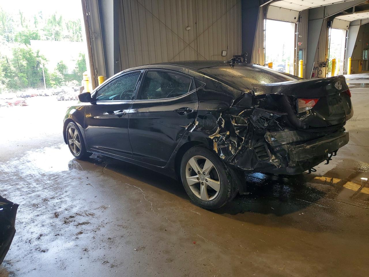 2012 Hyundai Elantra Gls Black vin: 5NPDH4AE1CH073946