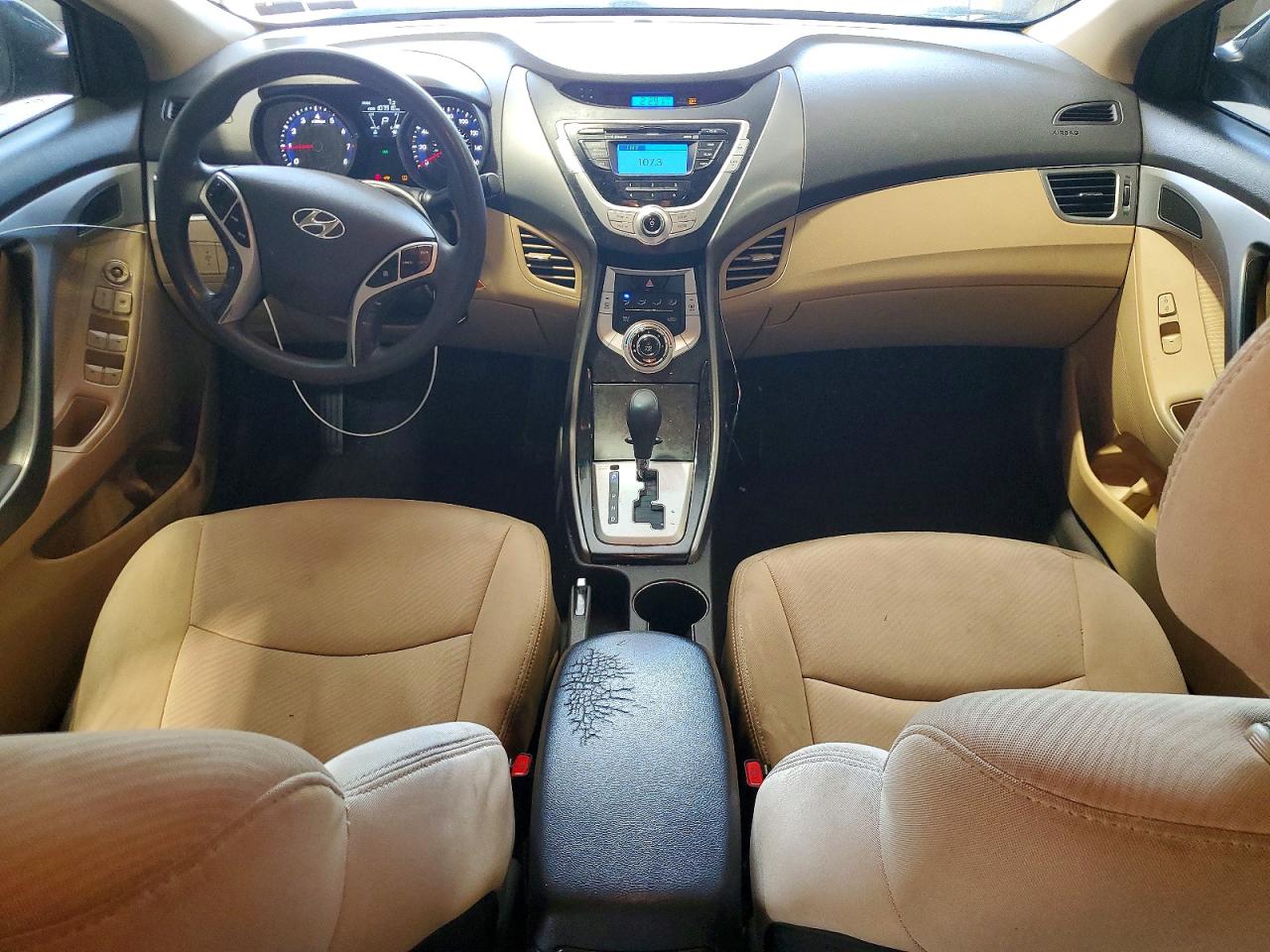 2012 Hyundai Elantra Gls Black vin: 5NPDH4AE1CH073946