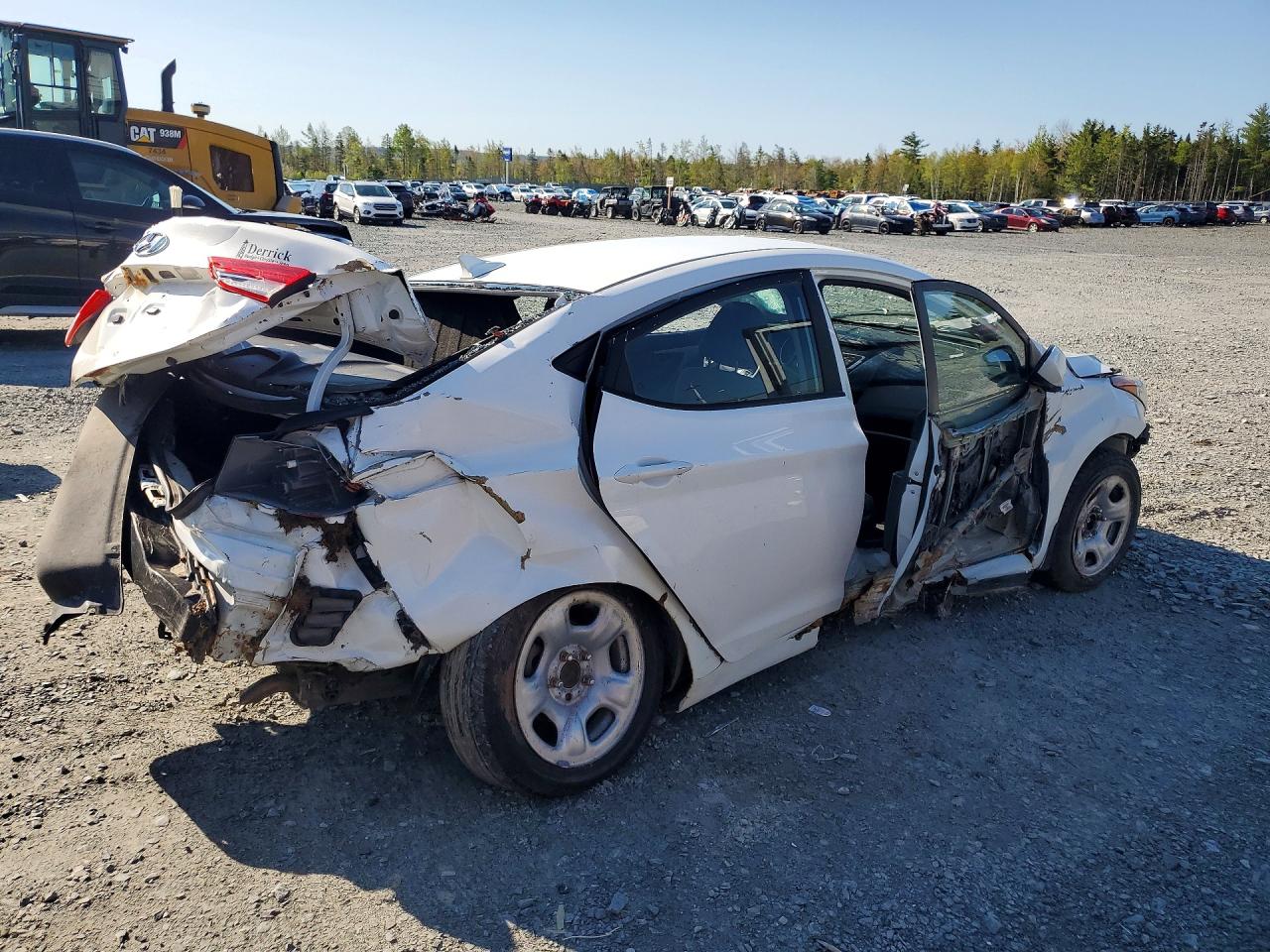 2012 Hyundai Elantra Gls Белый vin: 5NPDH4AE1CH078810