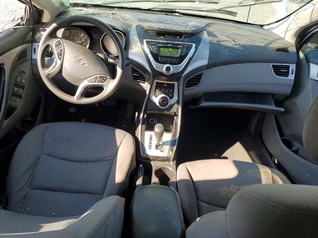 2012 Hyundai Elantra Gls Белый vin: 5NPDH4AE1CH078810