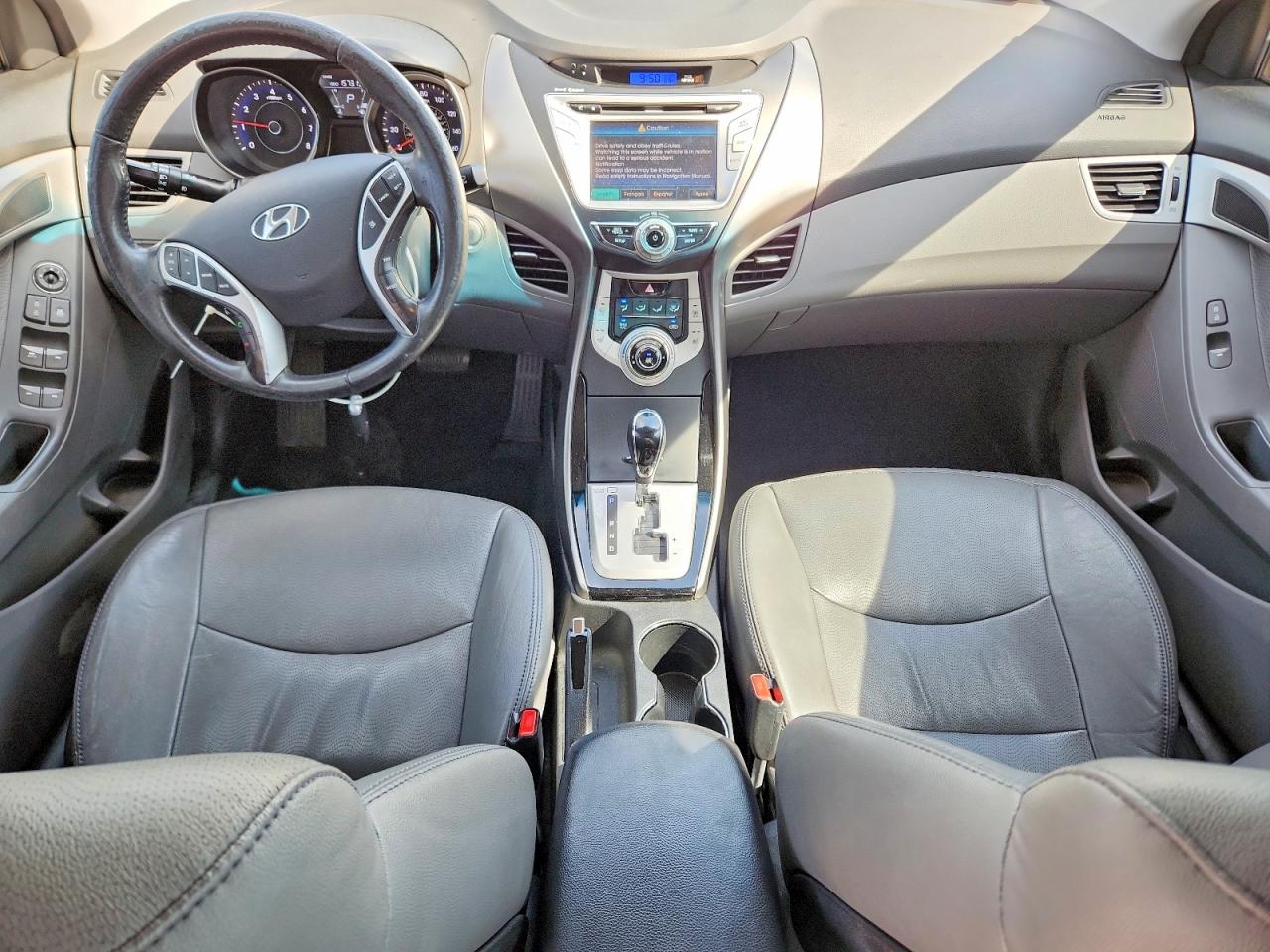 2012 Hyundai Elantra Limited Silver vin: 5NPDH4AE1CH087295
