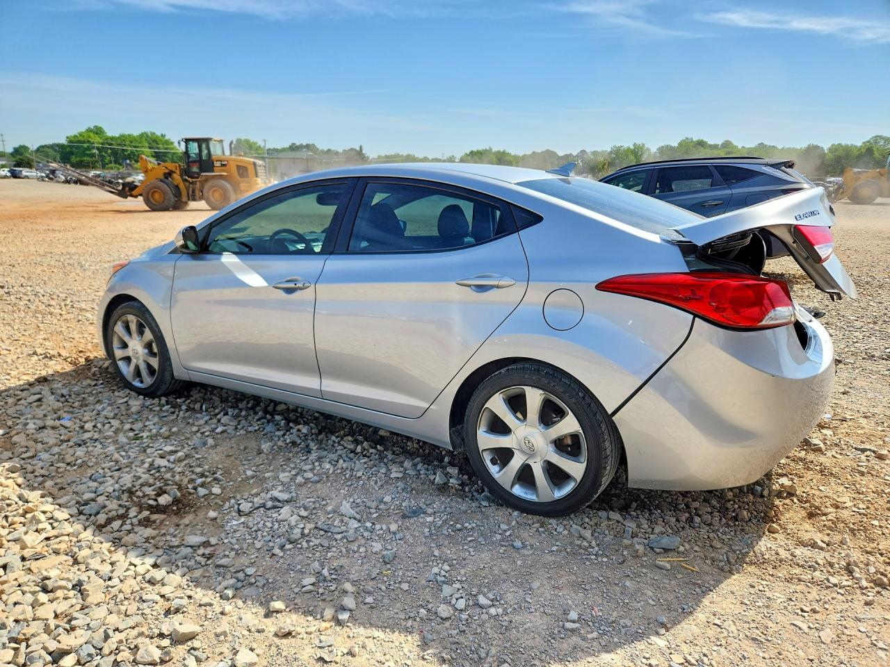 2012 Hyundai Elantra Limited Silver vin: 5NPDH4AE1CH087295