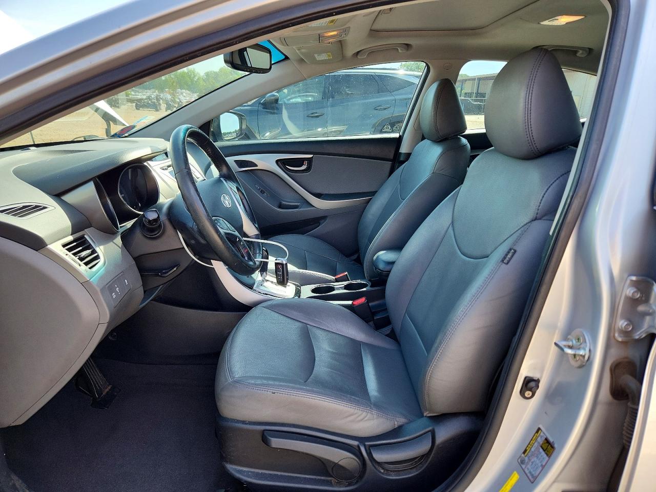 2012 Hyundai Elantra Limited Silver vin: 5NPDH4AE1CH087295