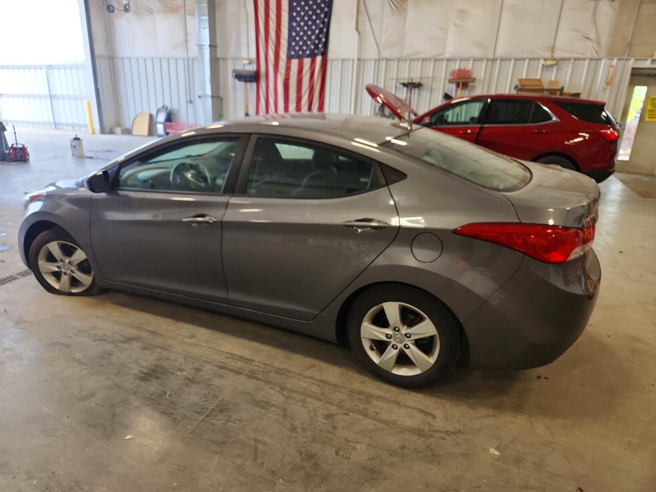 2012 Hyundai Elantra Gls Gray vin: 5NPDH4AE1CH088074