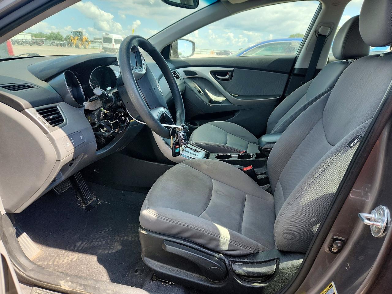 2012 Hyundai Elantra Gls Gray vin: 5NPDH4AE1CH088074