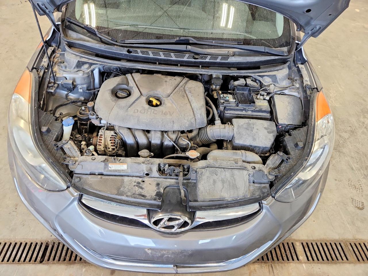 2012 Hyundai Elantra Gls Gray vin: 5NPDH4AE1CH088074