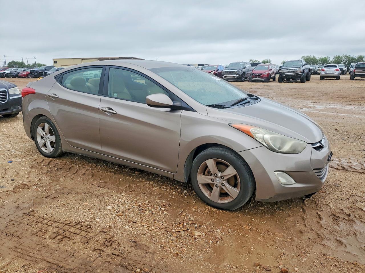 2012 Hyundai Elantra Gls Tan vin: 5NPDH4AE1CH090570