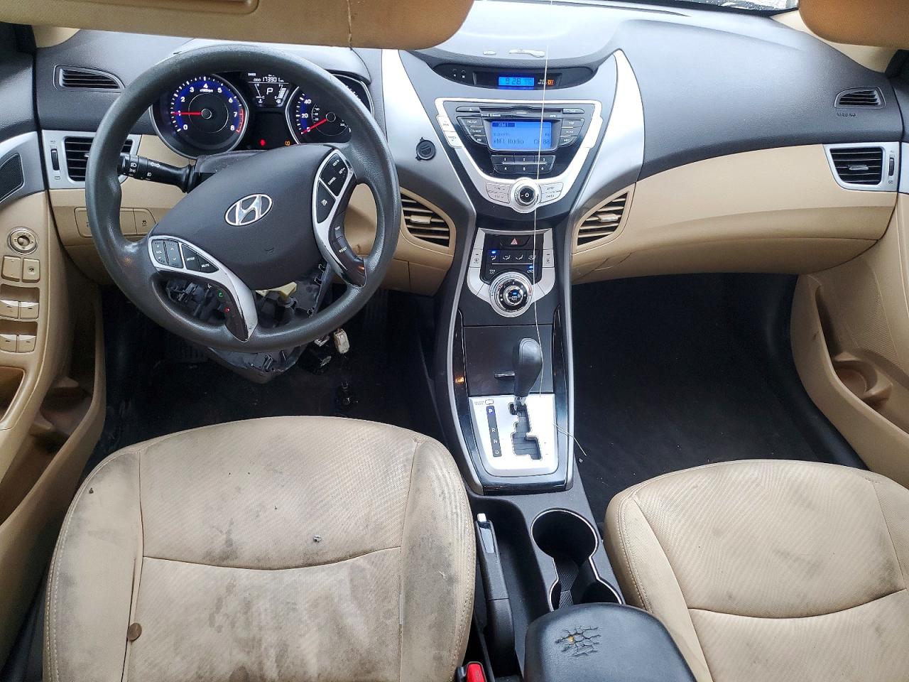 2012 Hyundai Elantra Gls Tan vin: 5NPDH4AE1CH090570