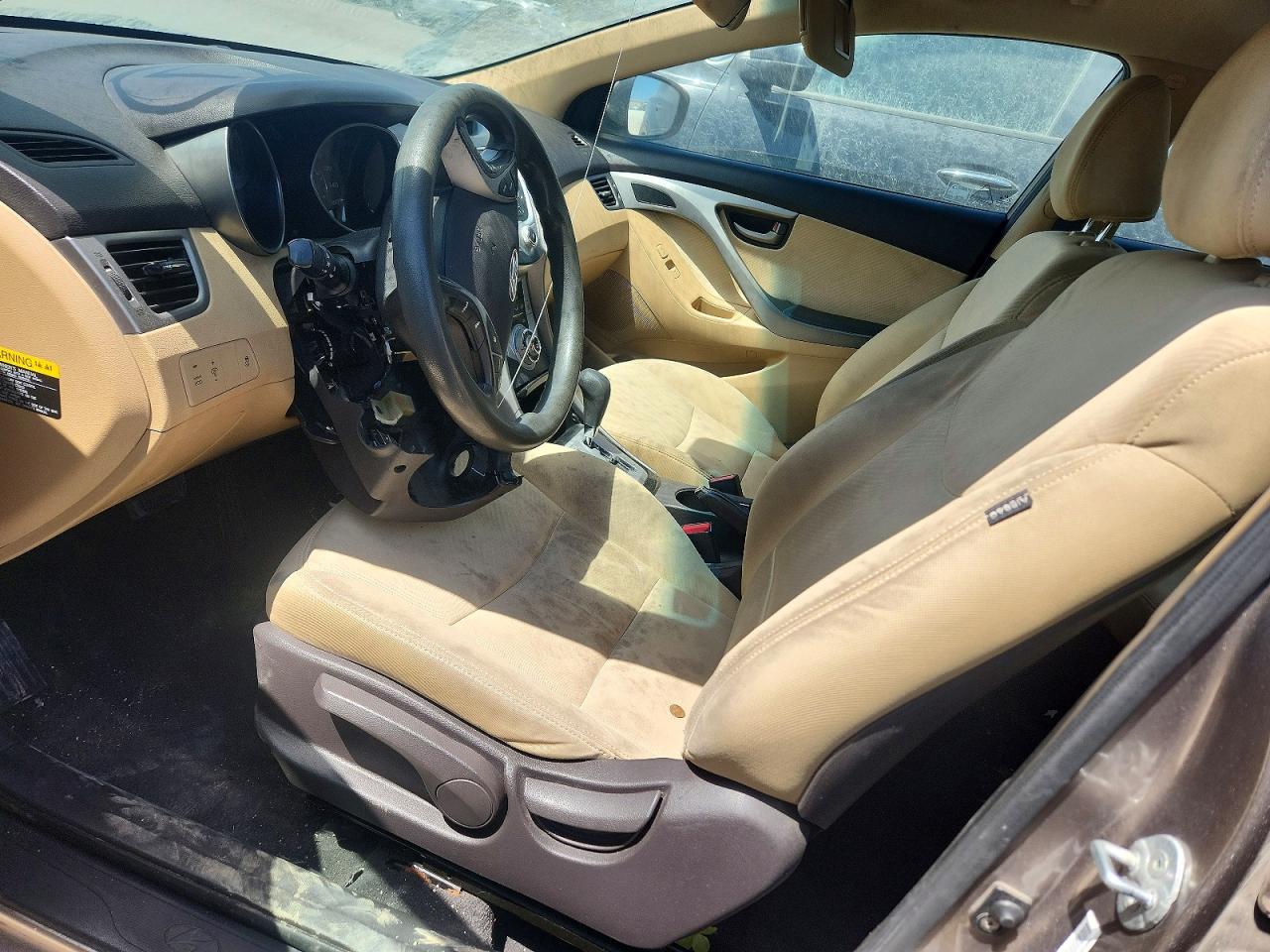 2012 Hyundai Elantra Gls Tan vin: 5NPDH4AE1CH090570