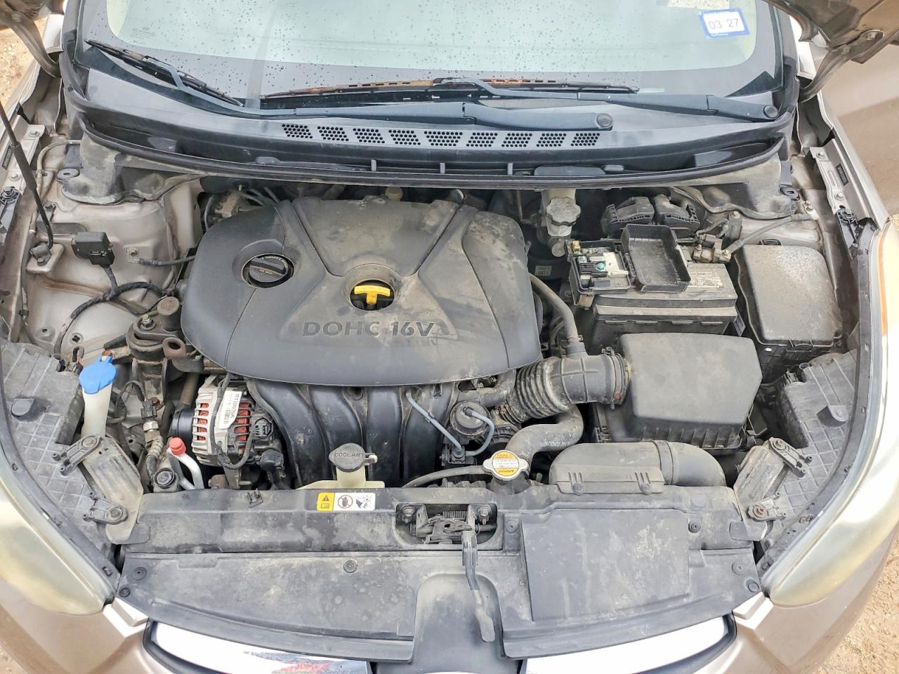 2012 Hyundai Elantra Gls Tan vin: 5NPDH4AE1CH090570