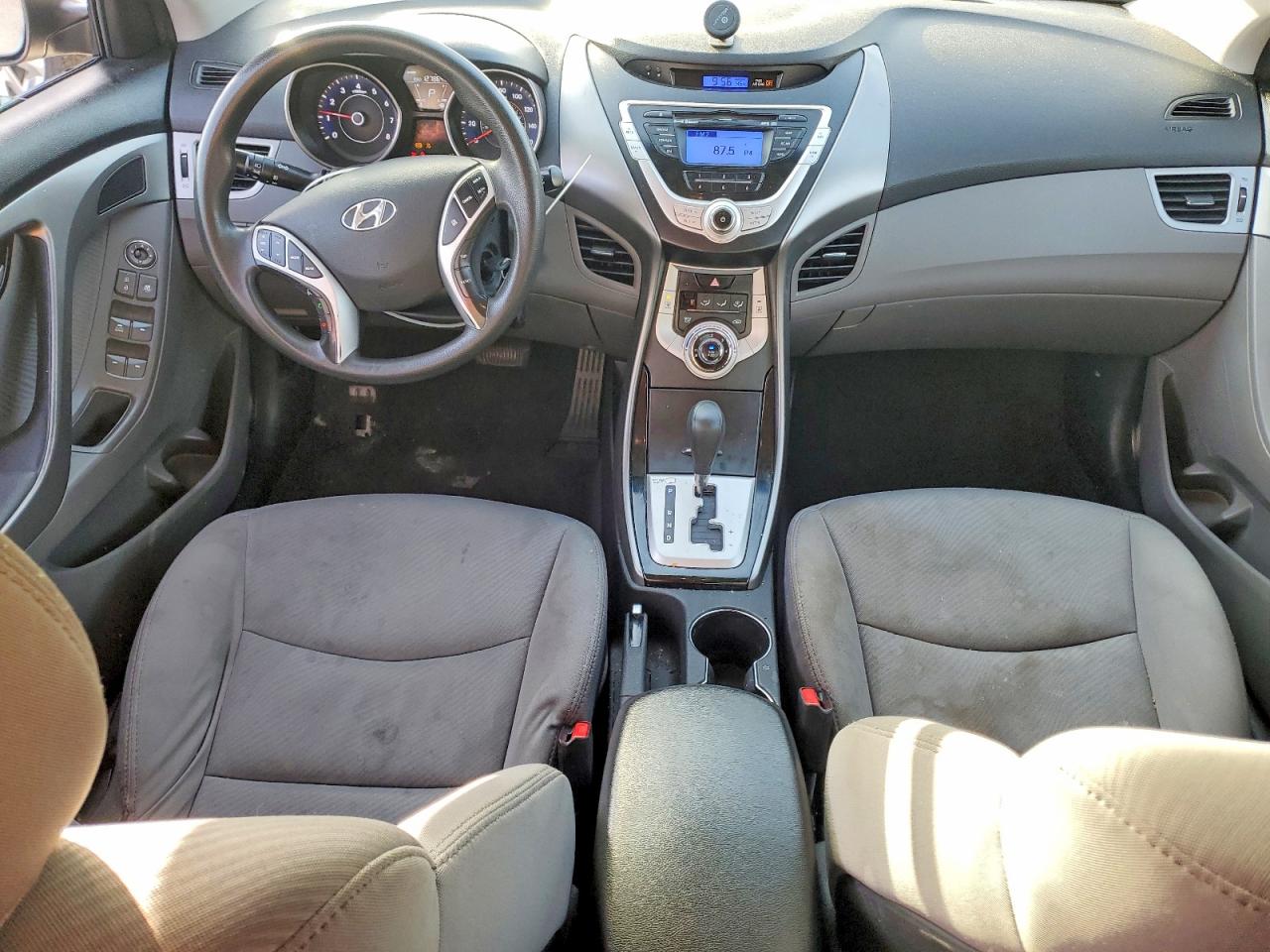 2012 Hyundai Elantra Gls Gray vin: 5NPDH4AE1CH099480