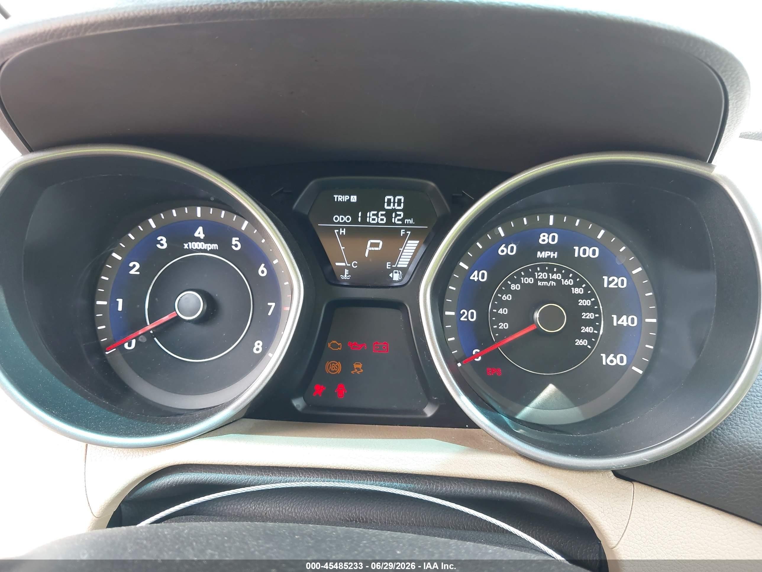 2012 Hyundai Elantra Gls Gray vin: 5NPDH4AE1CH099950