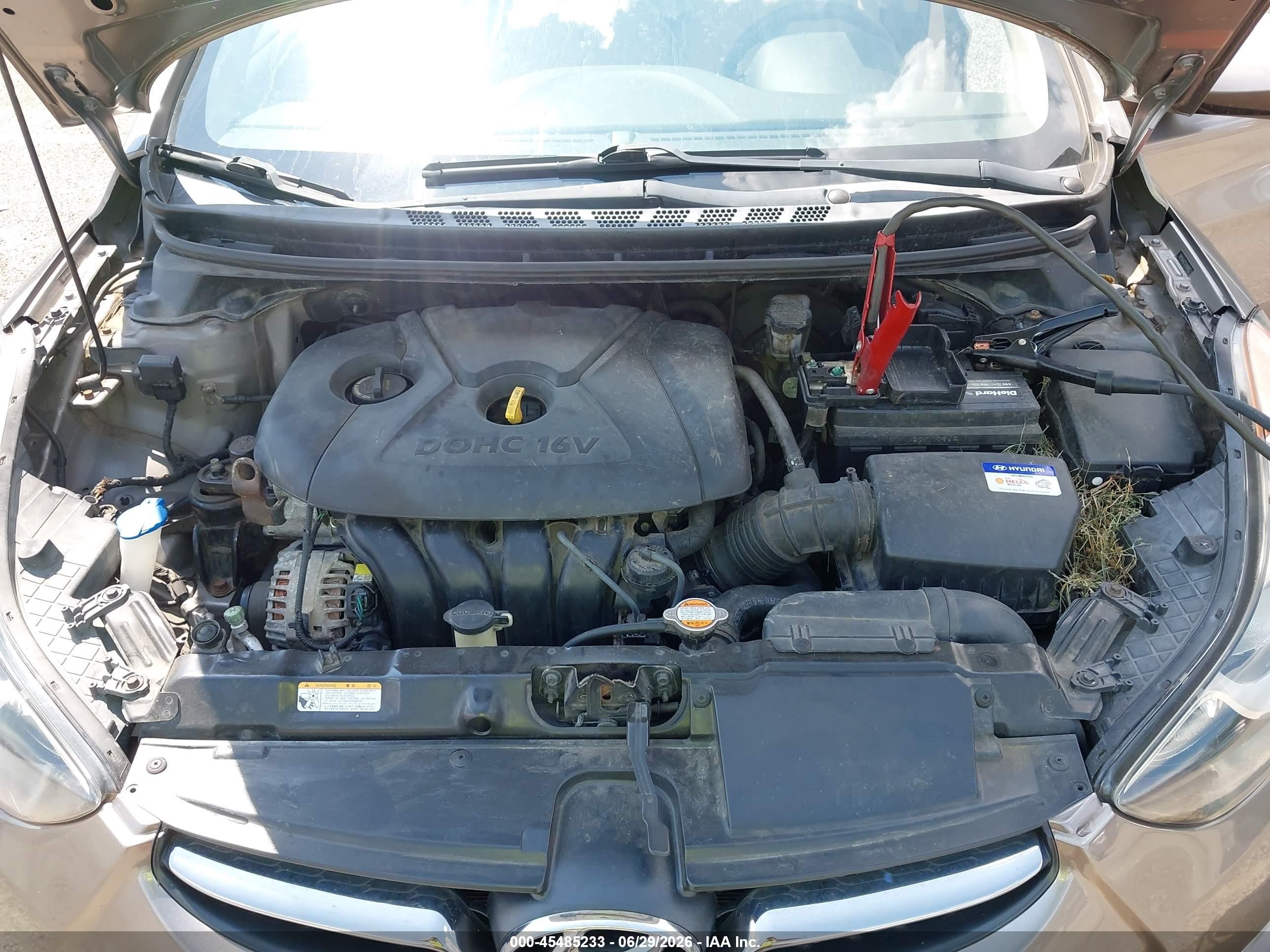 2012 Hyundai Elantra Gls Gray vin: 5NPDH4AE1CH099950