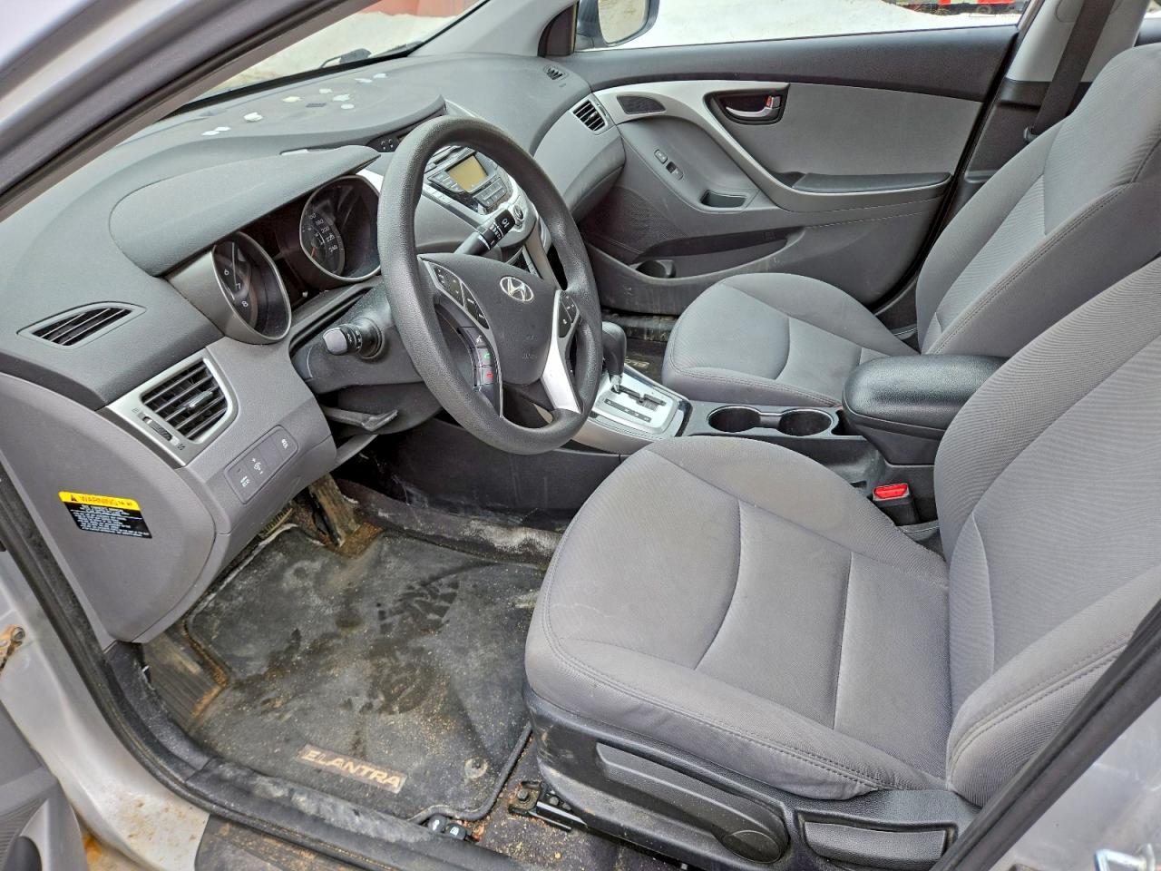 2012 Hyundai Elantra Gls Gray vin: 5NPDH4AE1CH108954