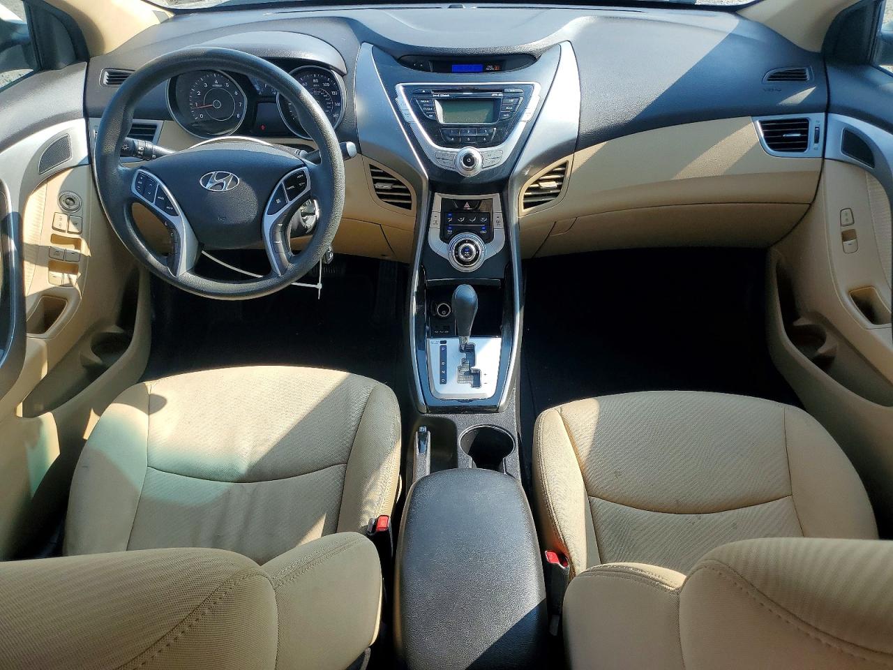 2012 Hyundai Elantra Gls White vin: 5NPDH4AE1CH109022