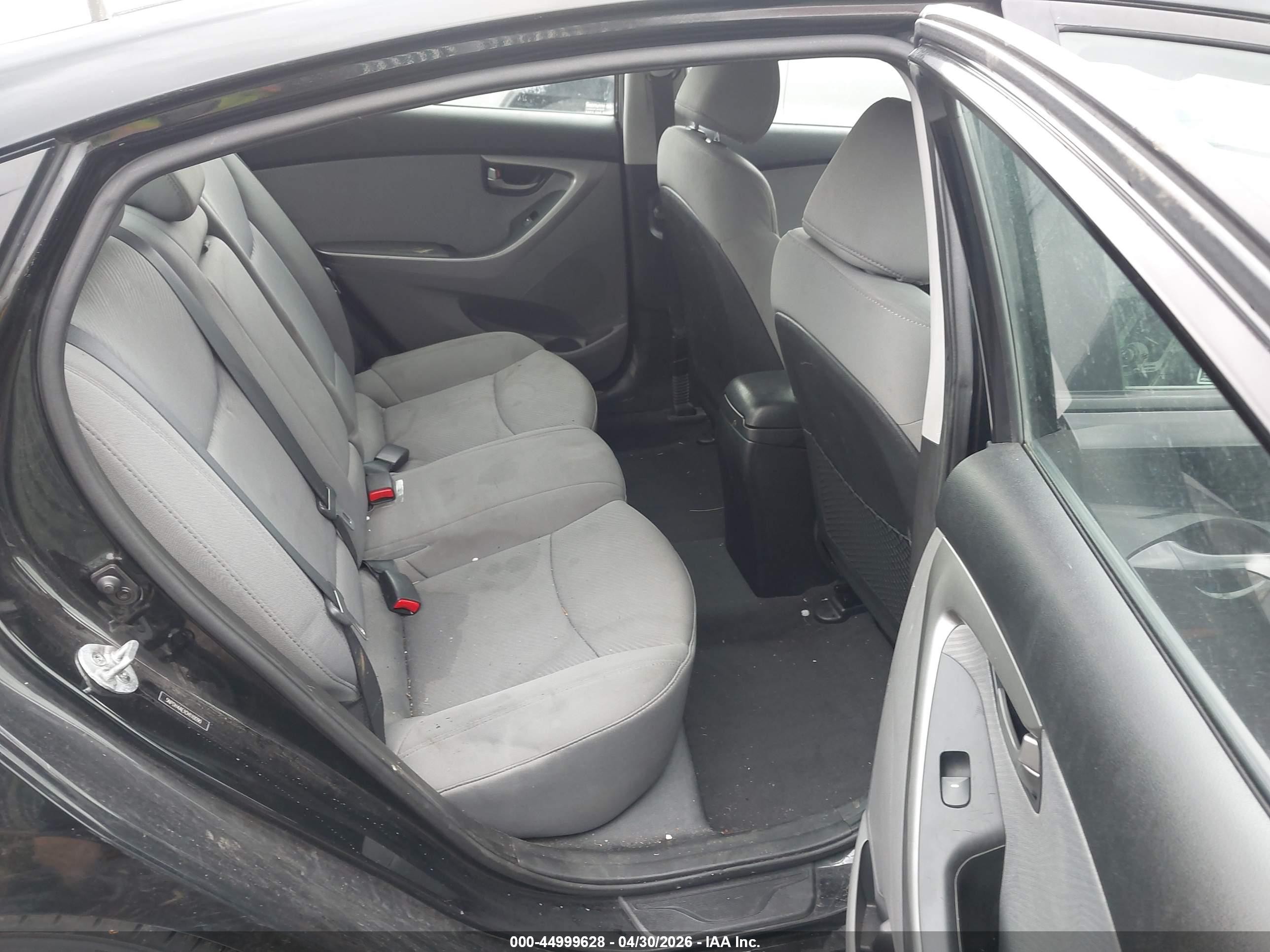 2012 Hyundai Elantra Gls Black vin: 5NPDH4AE1CH110090