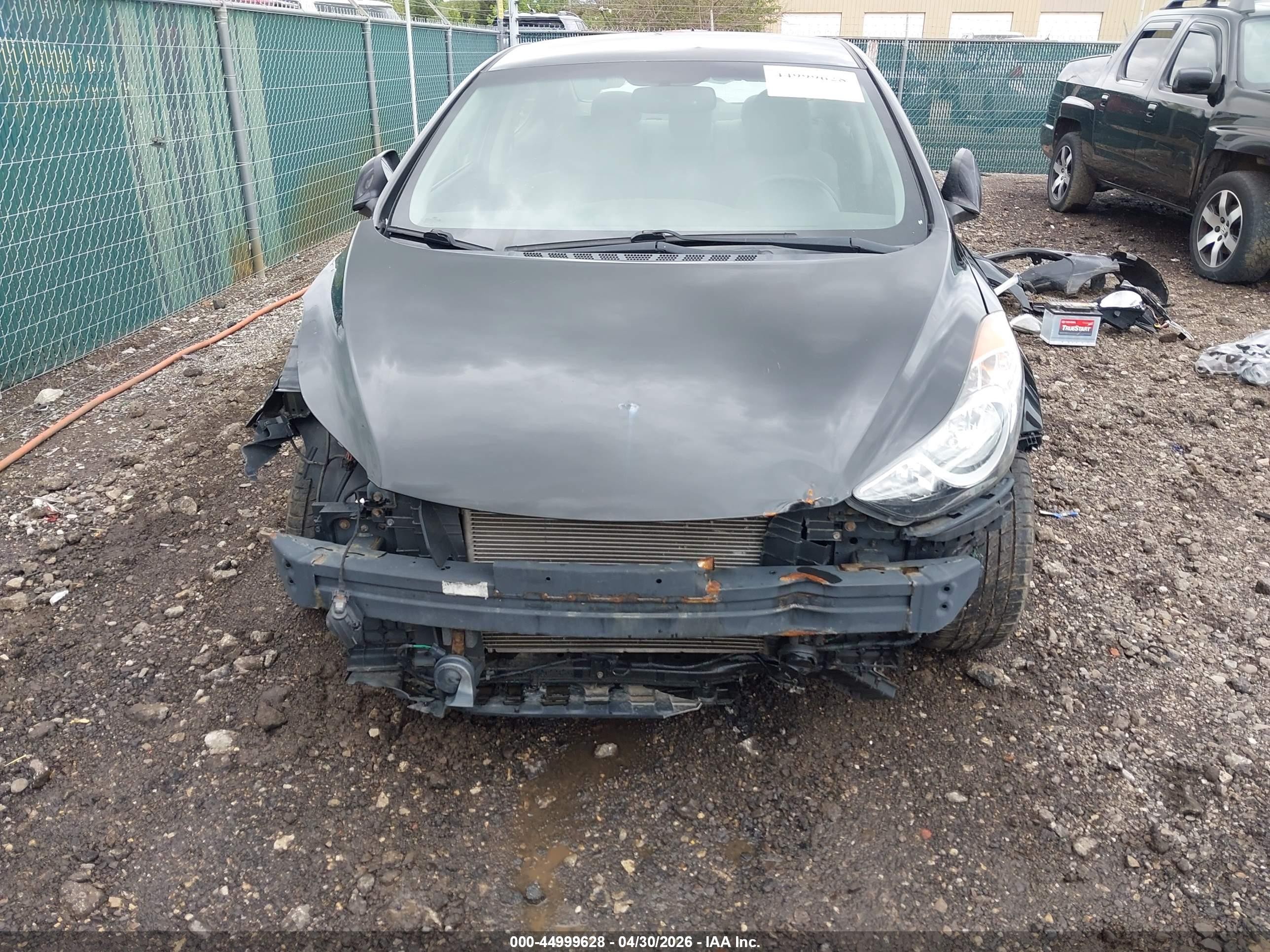 2012 Hyundai Elantra Gls Black vin: 5NPDH4AE1CH110090