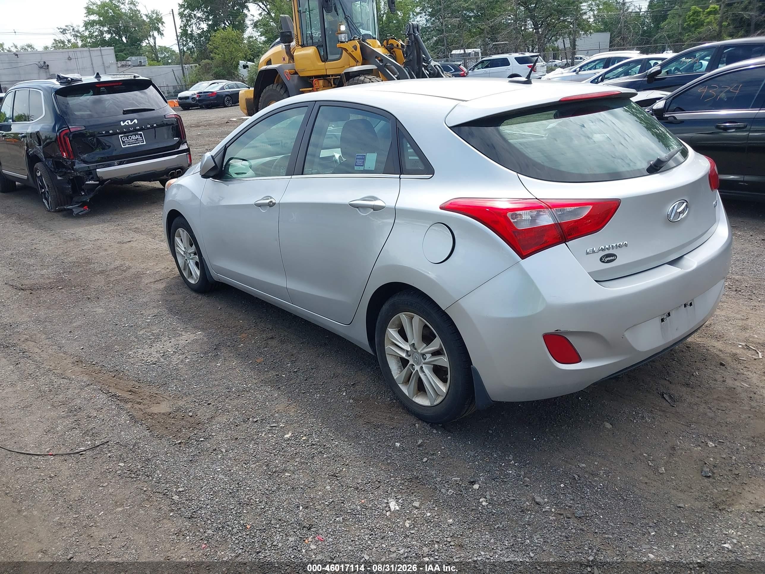 2012 Hyundai Elantra Gls Gray vin: 5NPDH4AE1CH117783