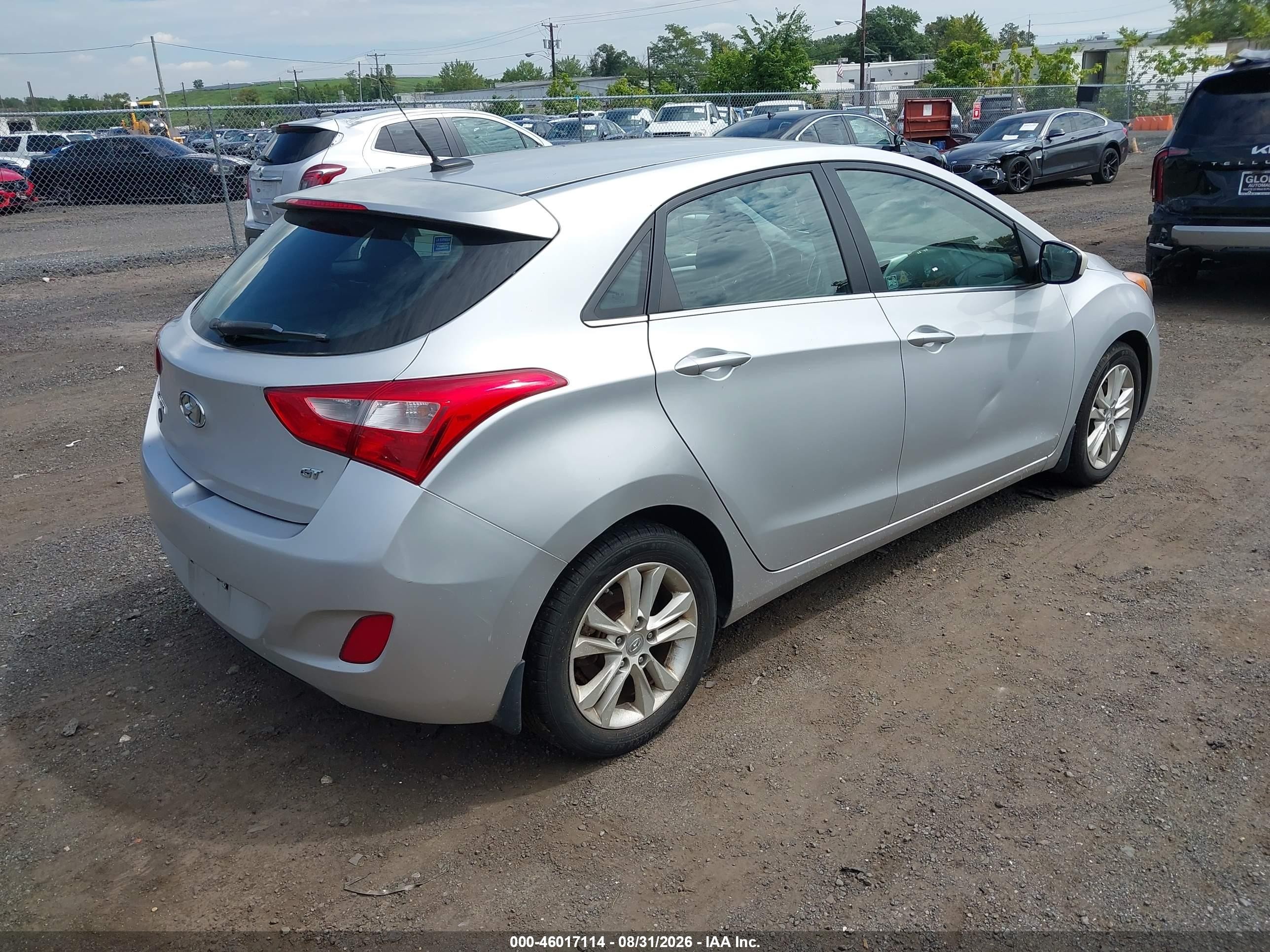 2012 Hyundai Elantra Gls Gray vin: 5NPDH4AE1CH117783