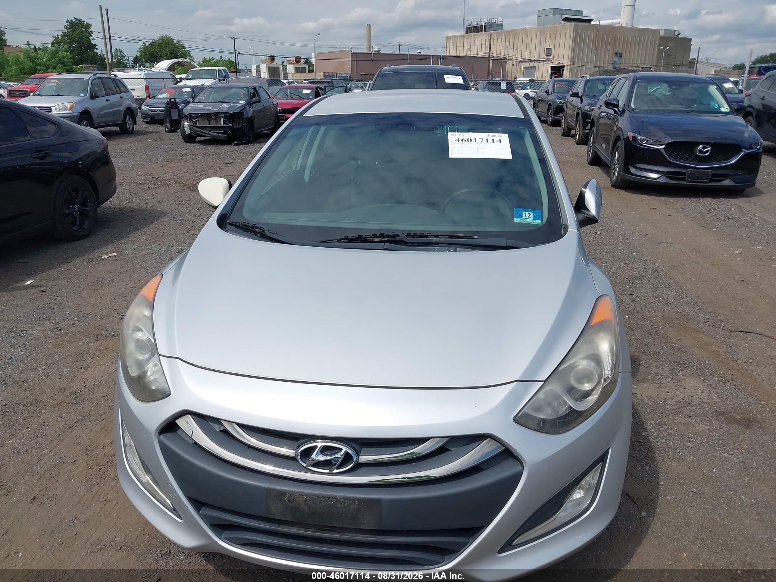 2012 Hyundai Elantra Gls Gray vin: 5NPDH4AE1CH117783
