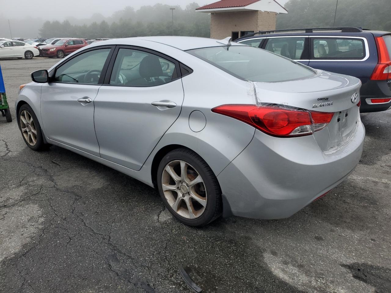 2012 Hyundai Elantra Gls Silver vin: 5NPDH4AE1CH118674