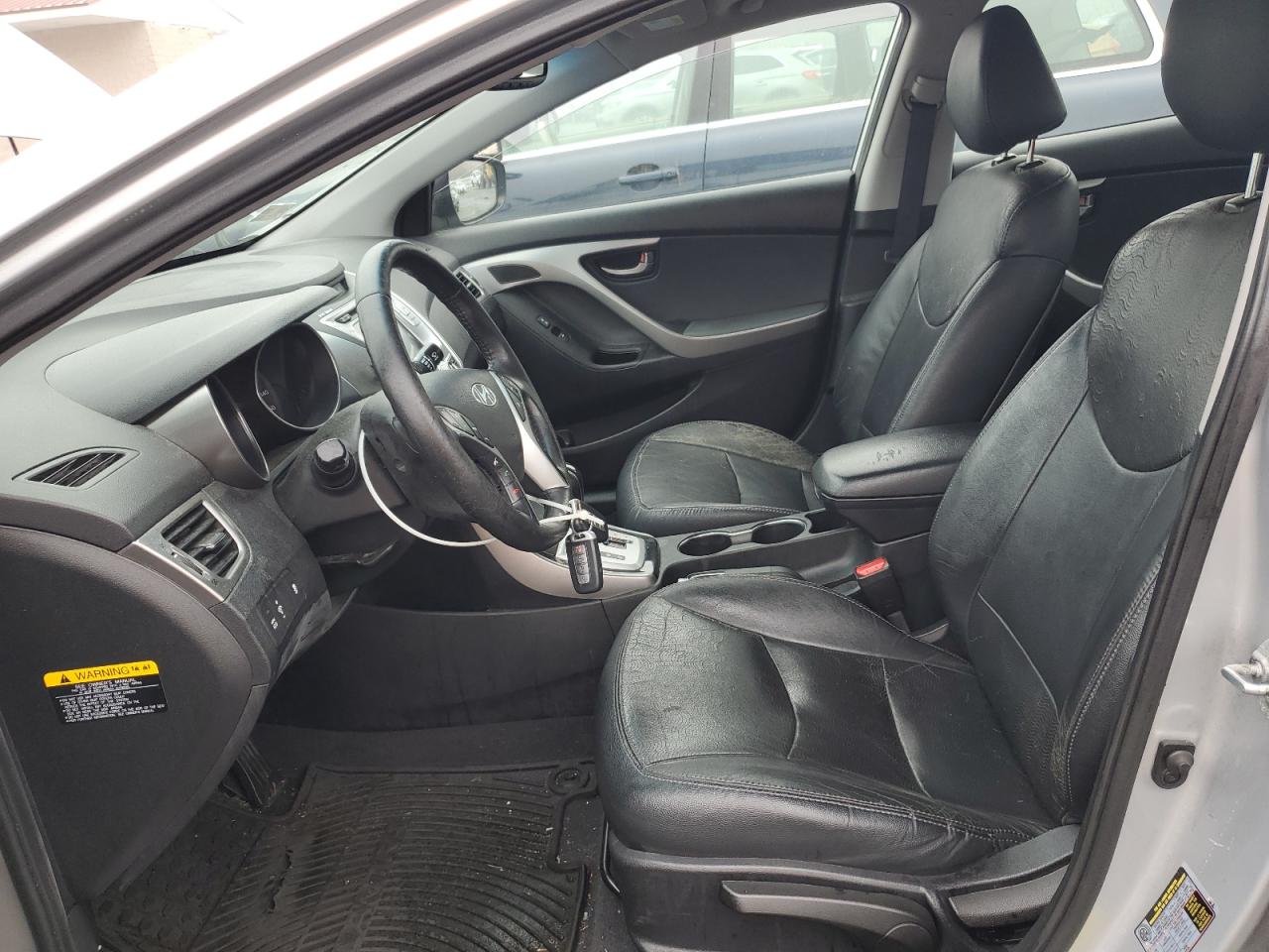 2012 Hyundai Elantra Gls Silver vin: 5NPDH4AE1CH118674